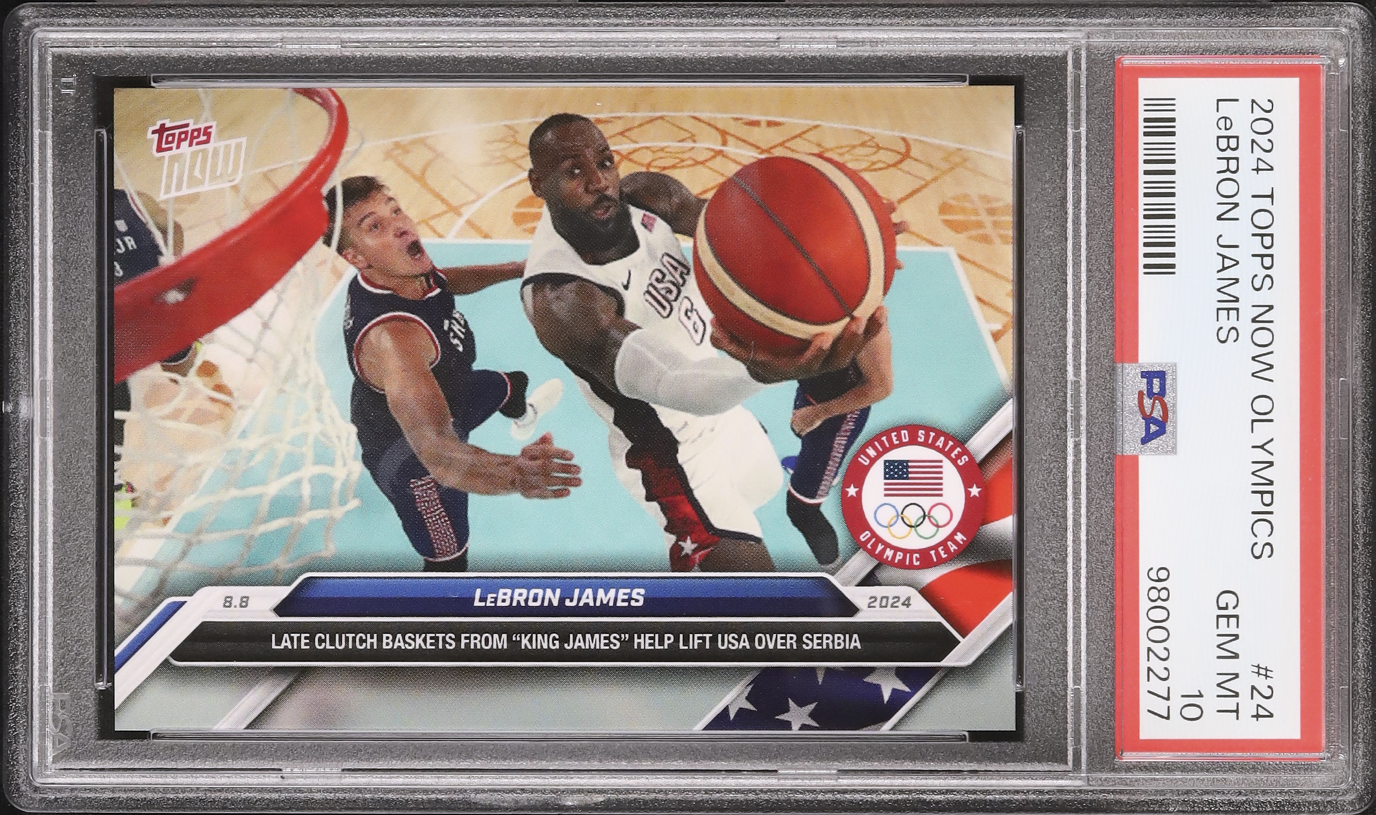 PSA10】LeBron James Reactive Blue レブロン