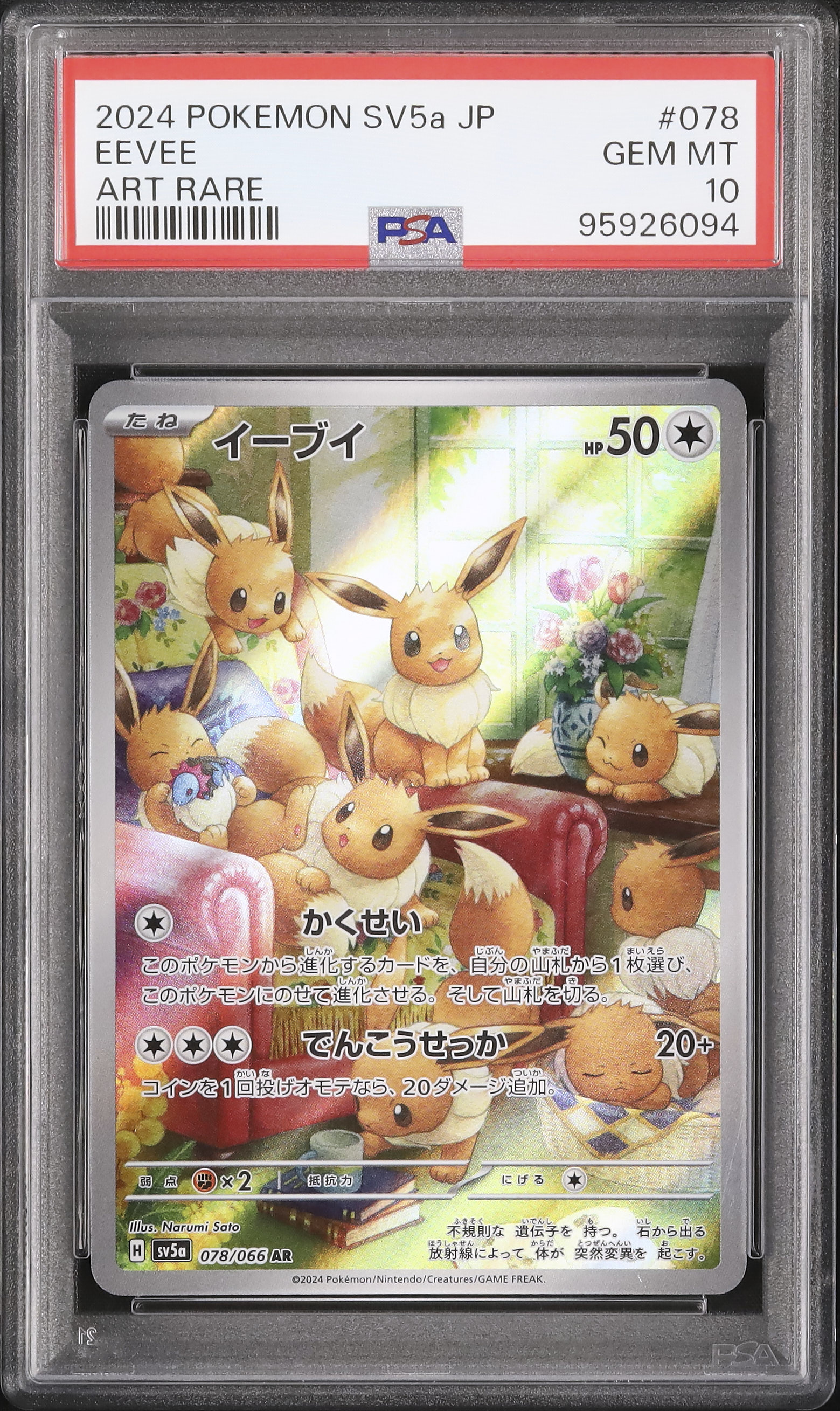 2024 イーブイ PSA 10 - カルドバ