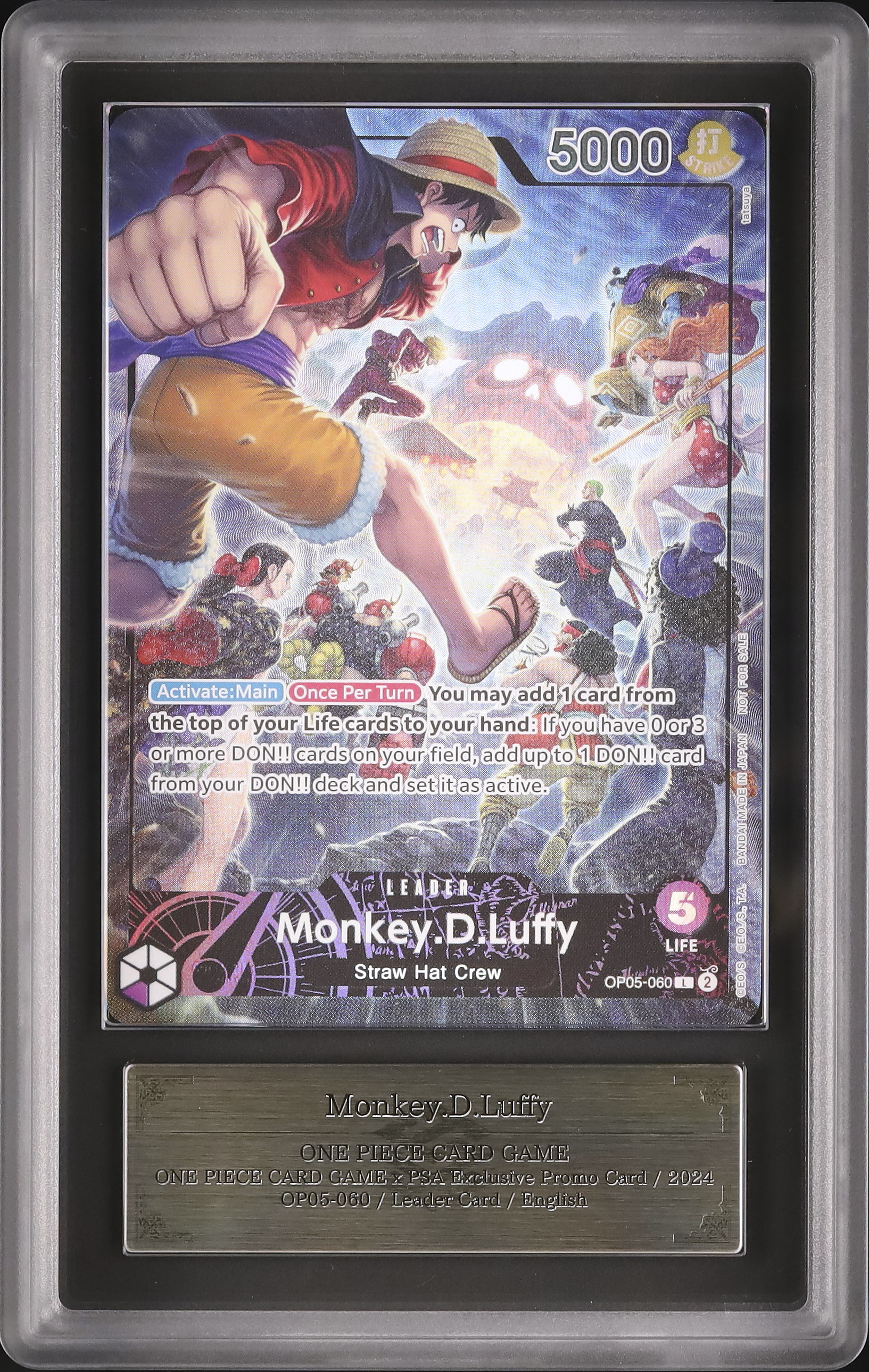2024 Monkey D. Luffy ARS 10 Alternate Art - Cardova Japan