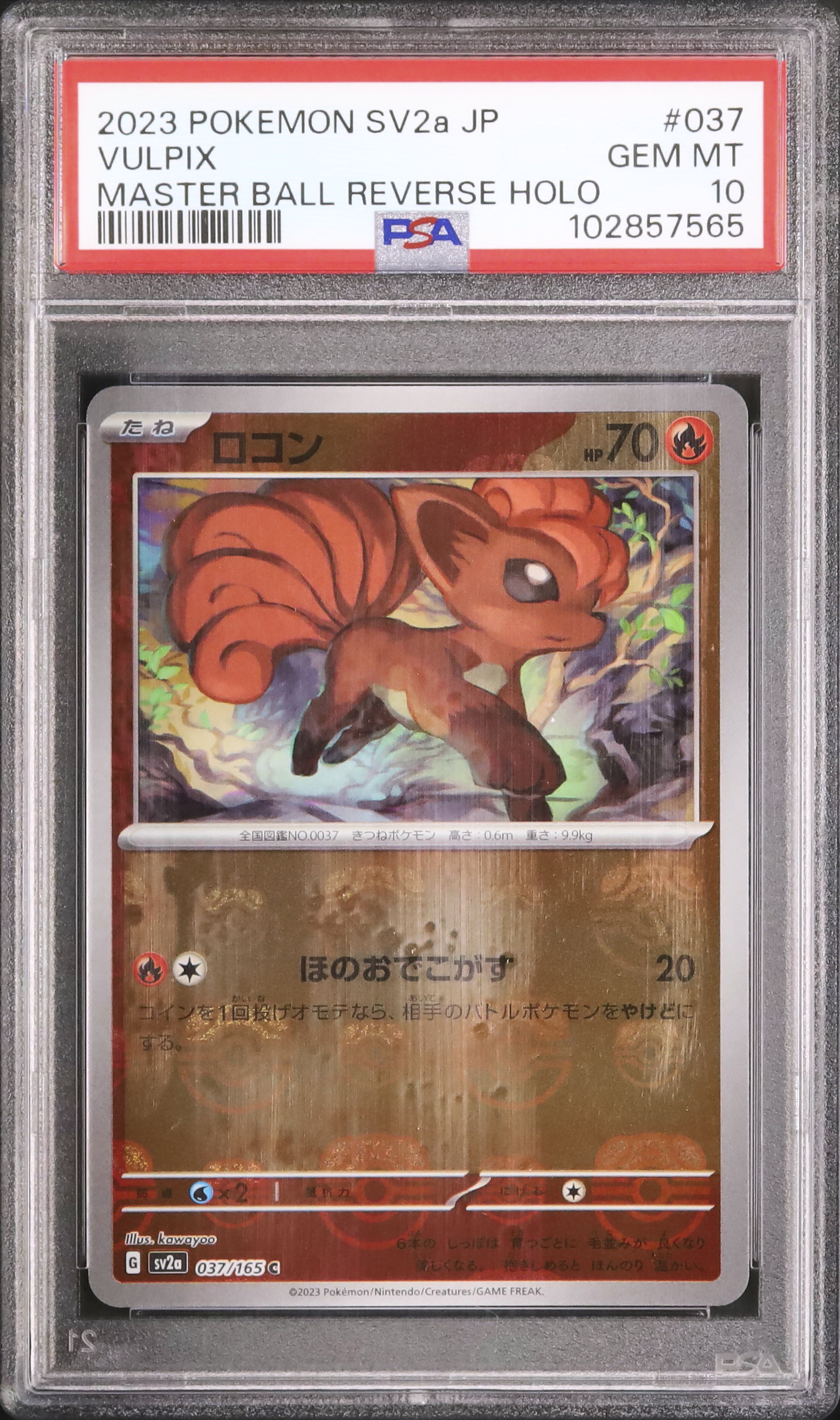 PSA10】ポケカ ポケモン レジェンド ミラー ロコン 012/070 L1 PSA10