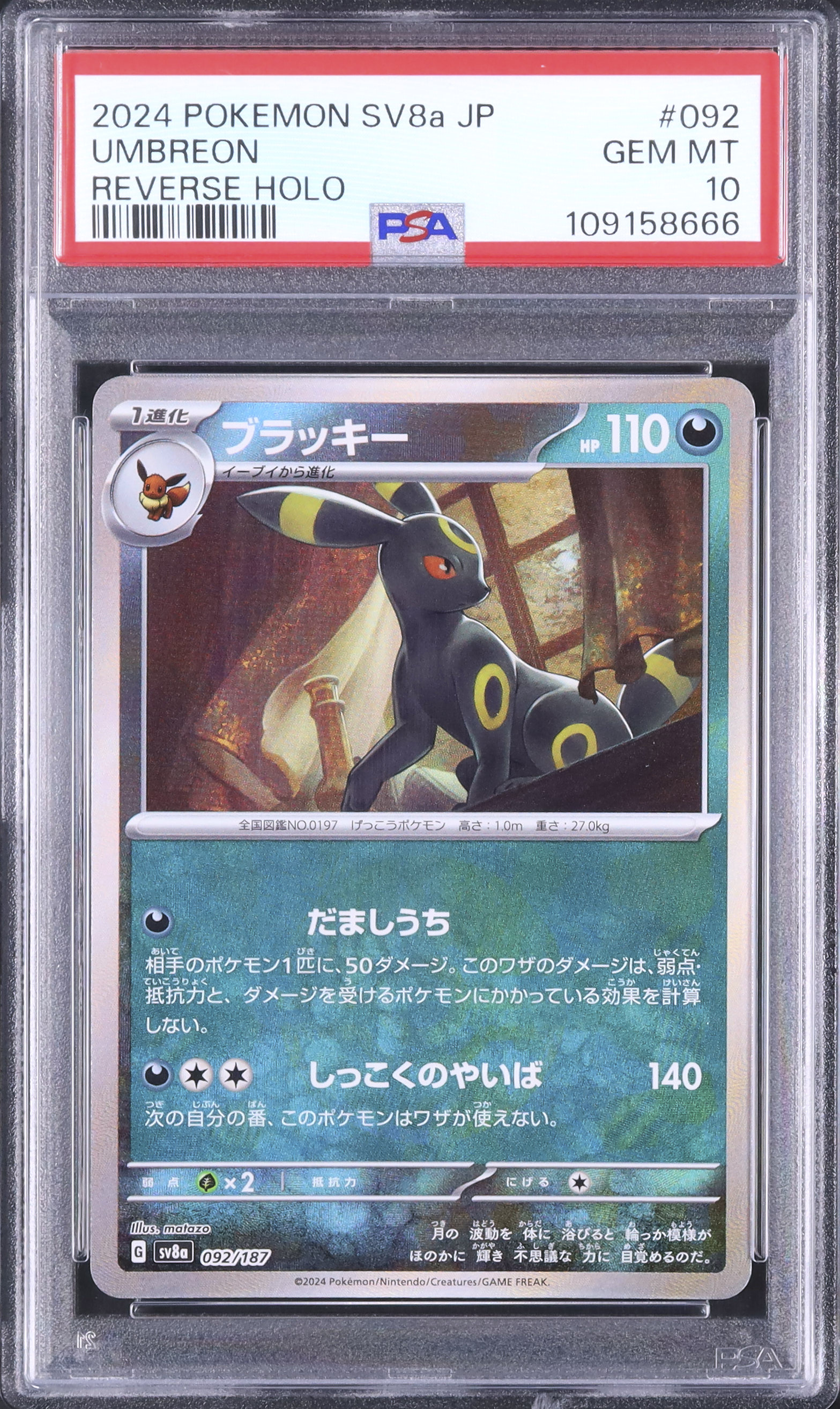 2024 ブラッキー PSA 10 ミラー - カルドバ