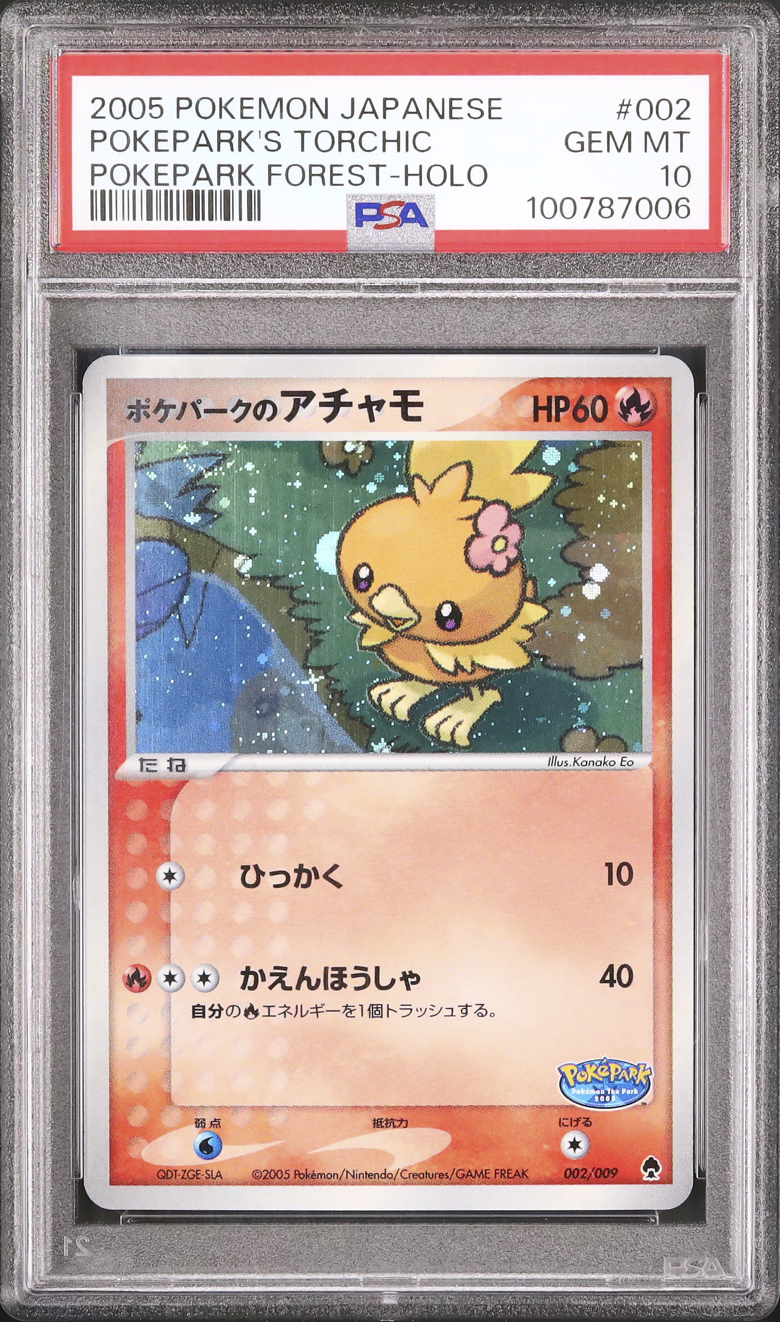 ポケパークのアチャモ　psa10 PSA10】ポケモンカード ポケパークのアチャモ ポケモン大観覧車