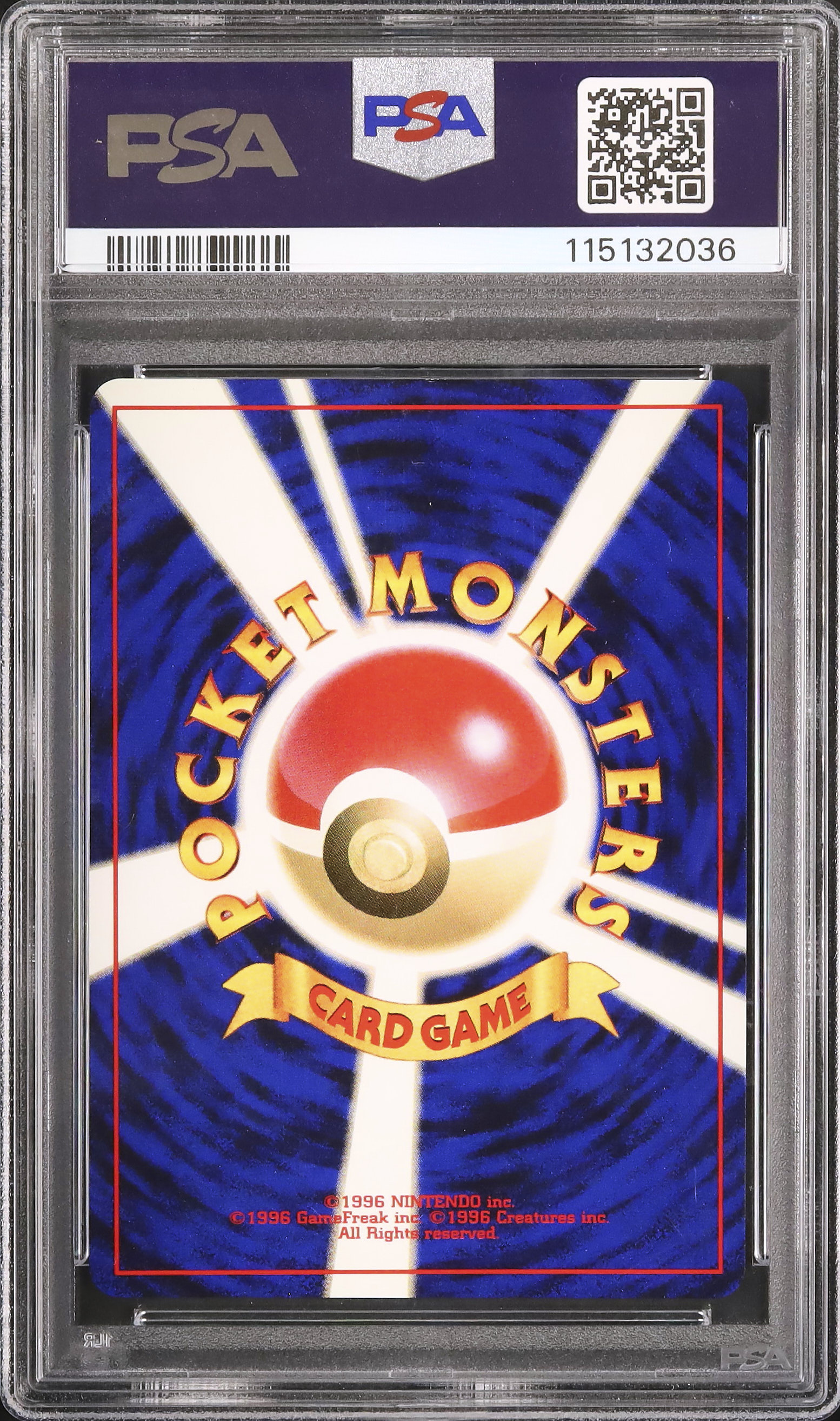 2001 Dark Gengar PSA 10 Holo - Cardova Japan