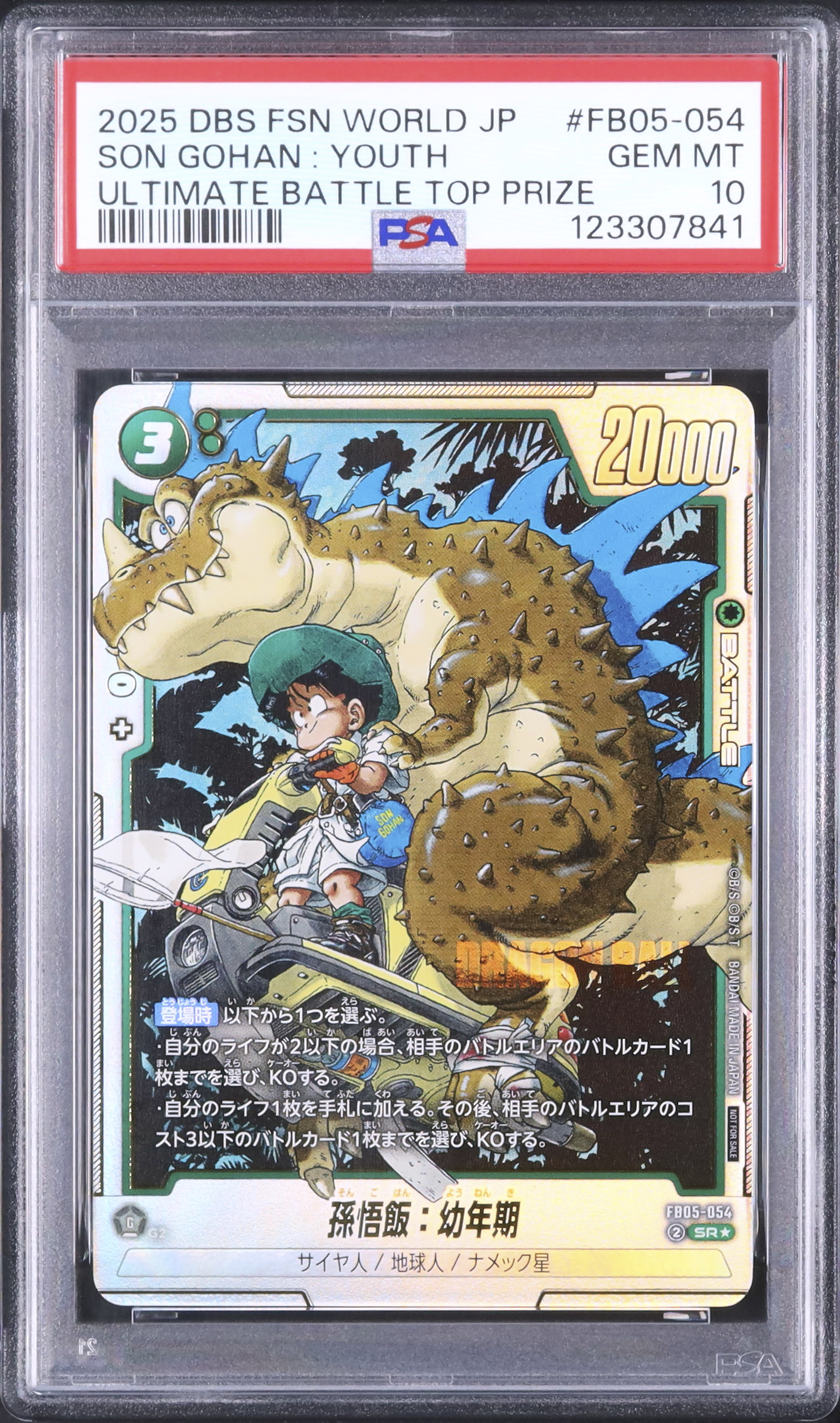 2025 孫悟飯:幼年期 PSA 10 絵違い - カルドバ