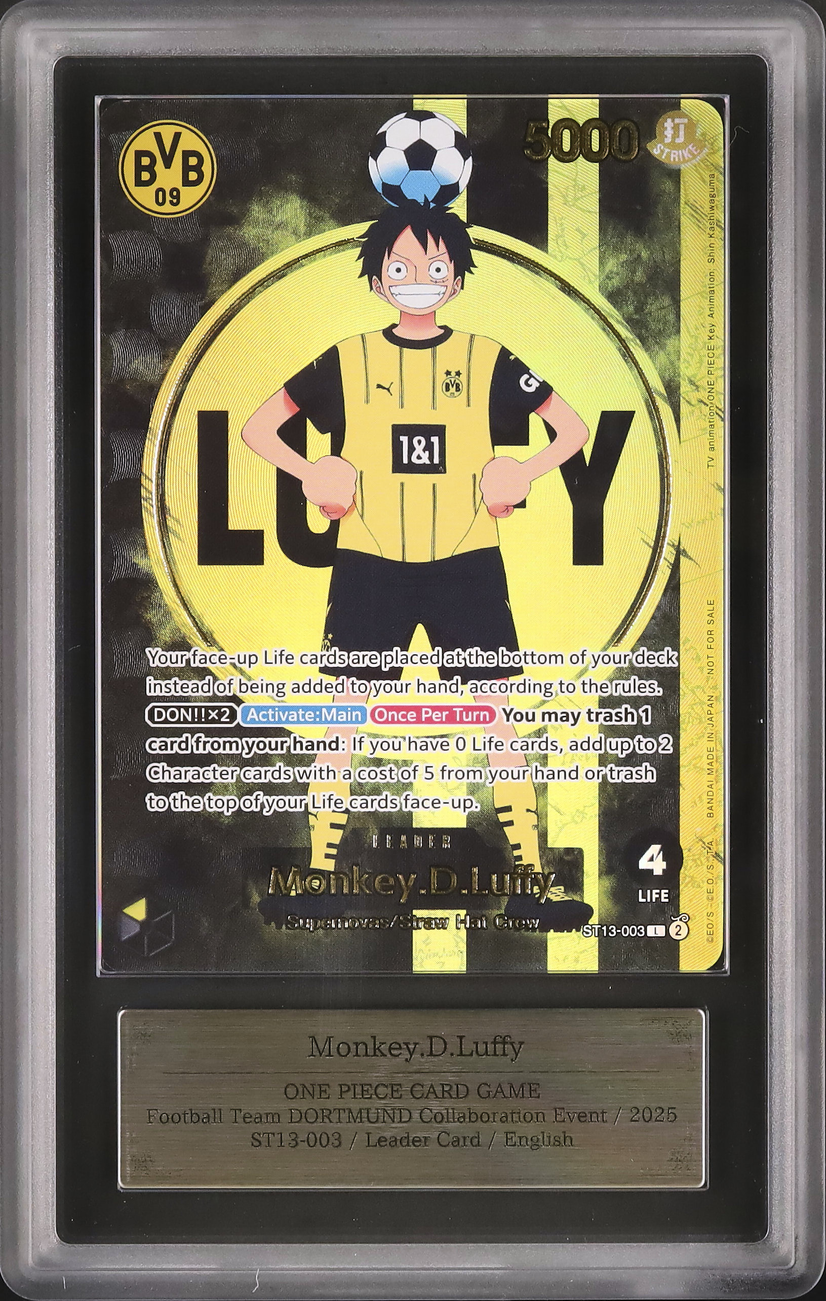 2025 Monkey D. Luffy ARS 10 Alternate Art - Cardova Japan