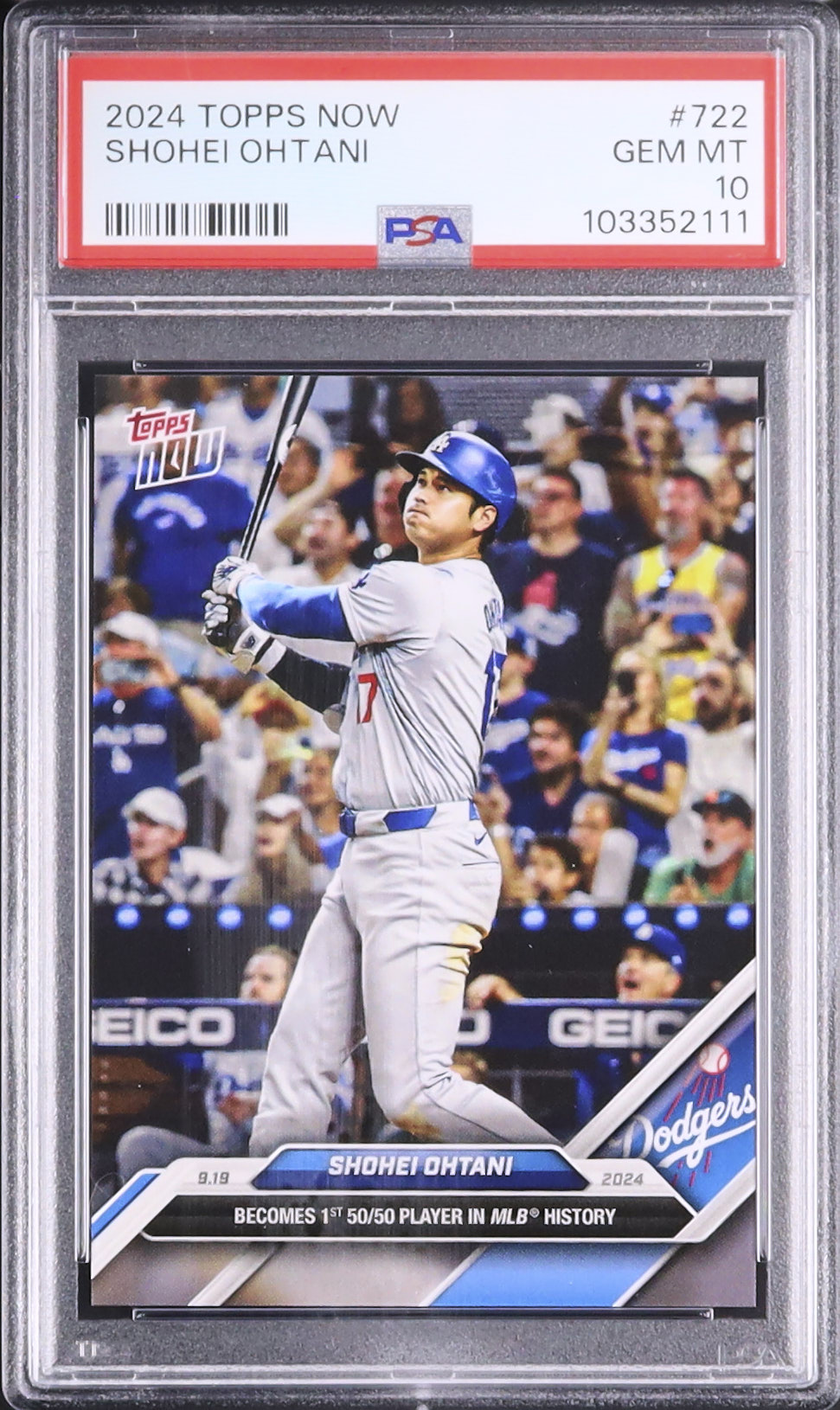 2024 大谷翔平 PSA 10 - カルドバ