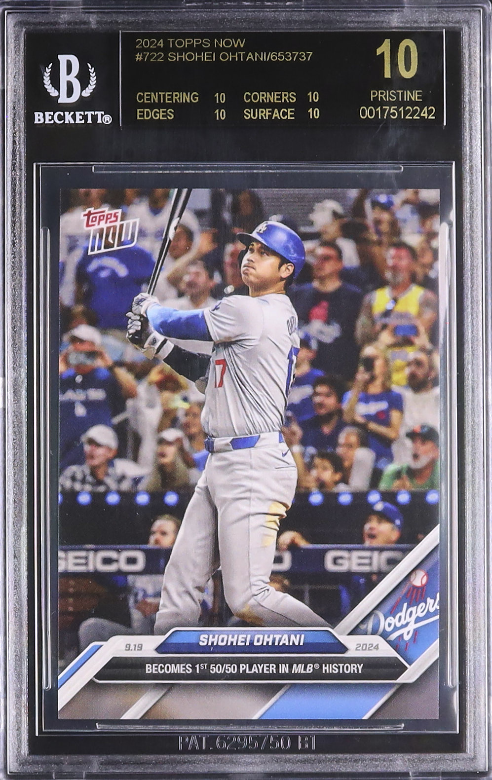 2024 大谷翔平 BGS 10 - カルドバ