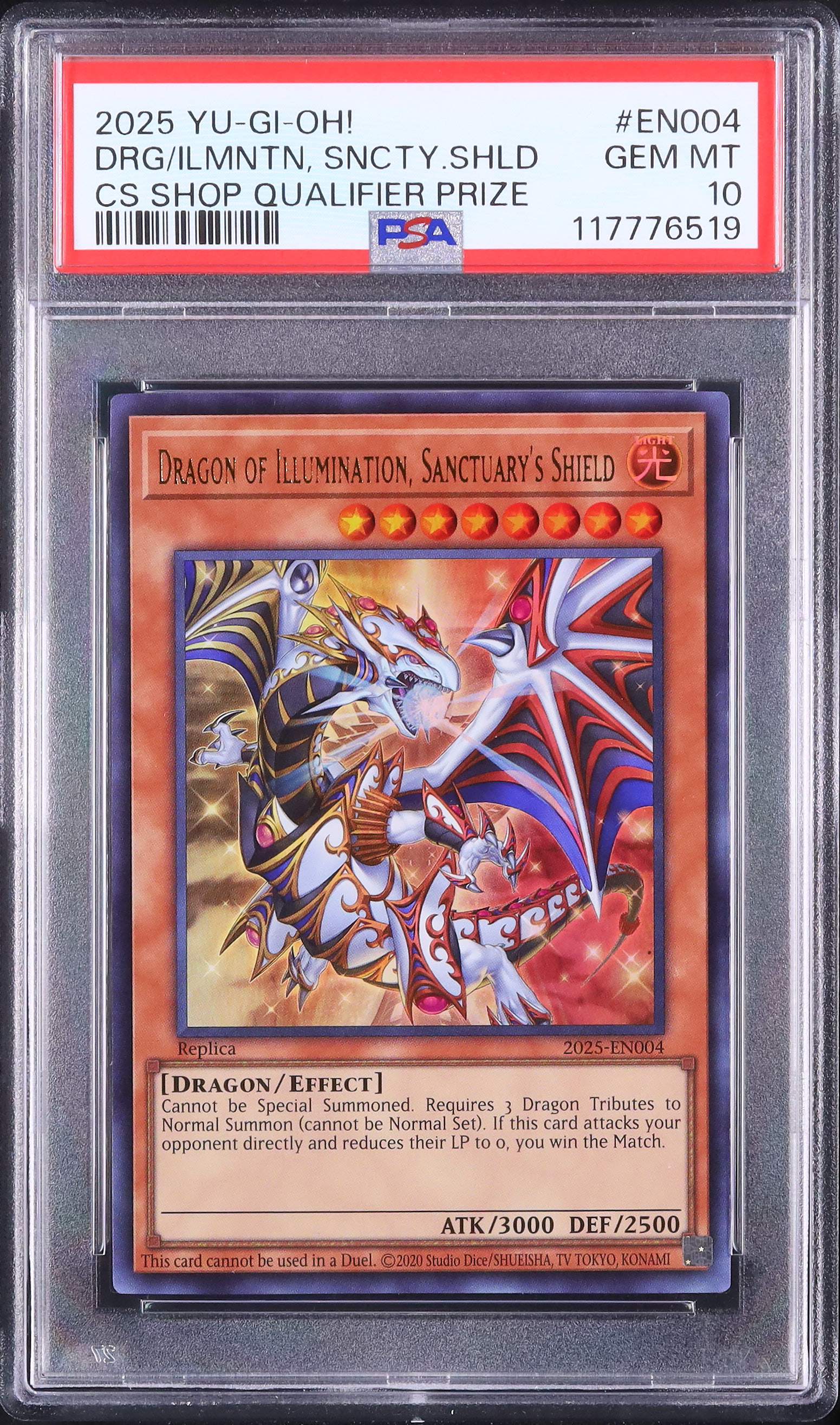 2025 Dragon of Illumination, Sanctuary's Shield PSA 10 - カルドバ