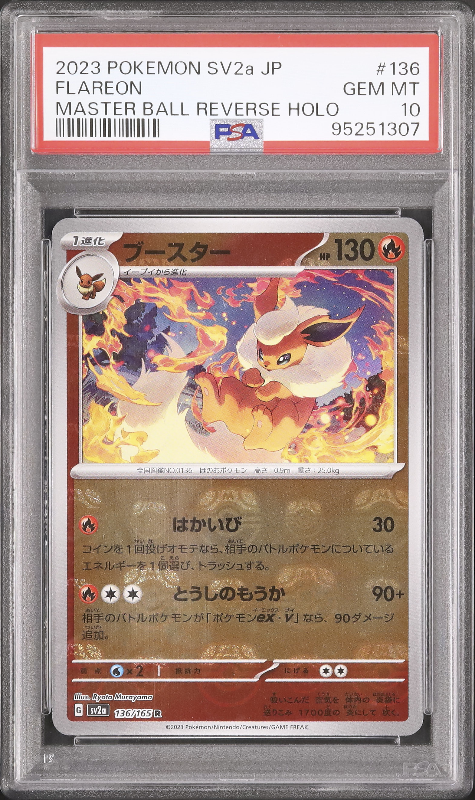 2023 Flareon PSA 10 Master Ball - Cardova Japan