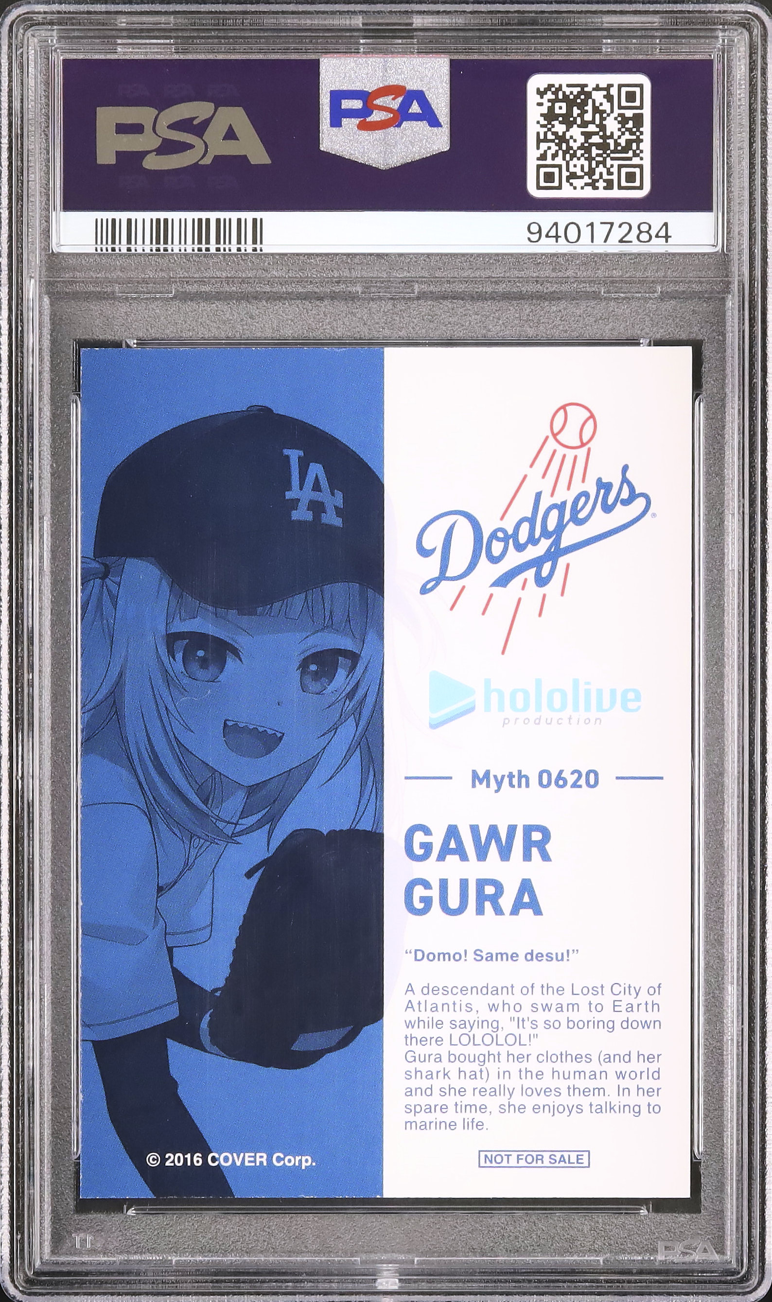 ホロライブ ドジャースコラボ カード がうる・ぐら Gawr Gura ホロライブ ドジャースコラボ カード がうる・ぐら Gawr Gura