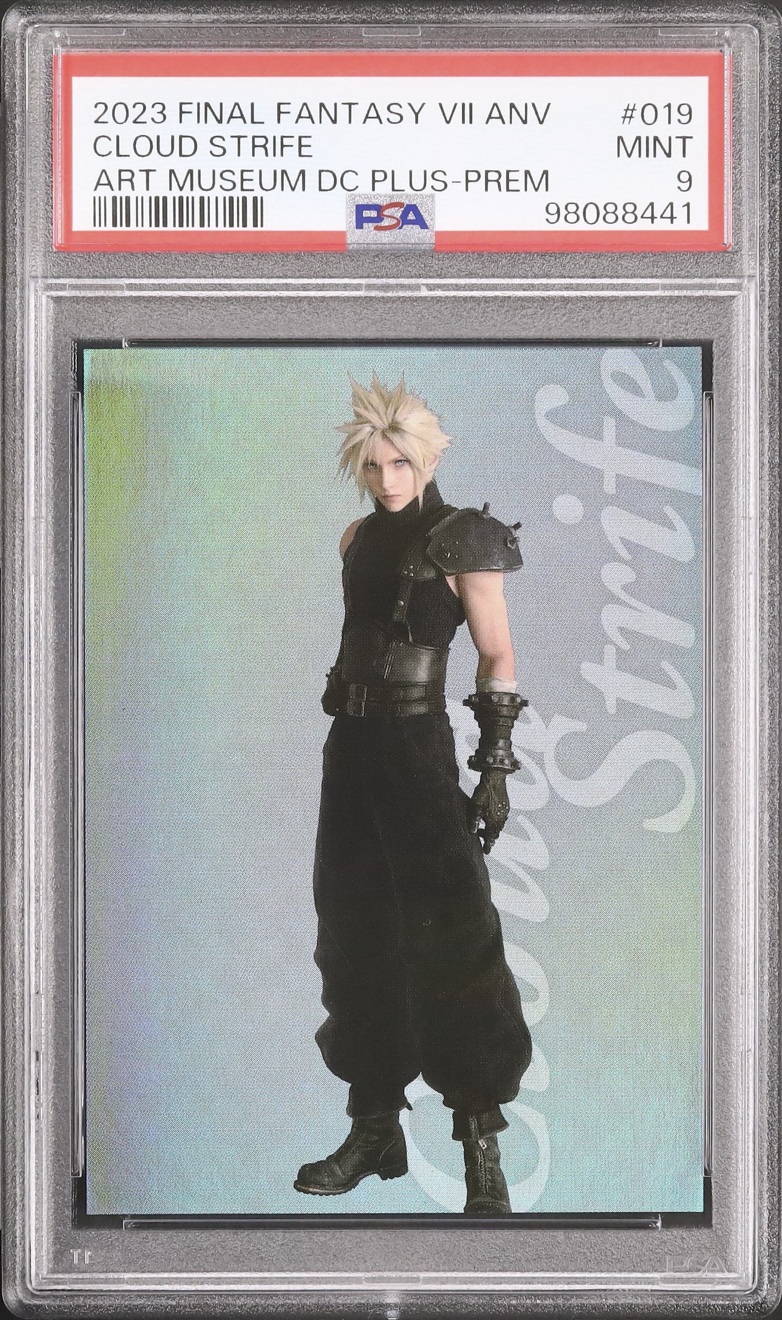 2023 Cloud Strife PSA 9 - Cardova Japan