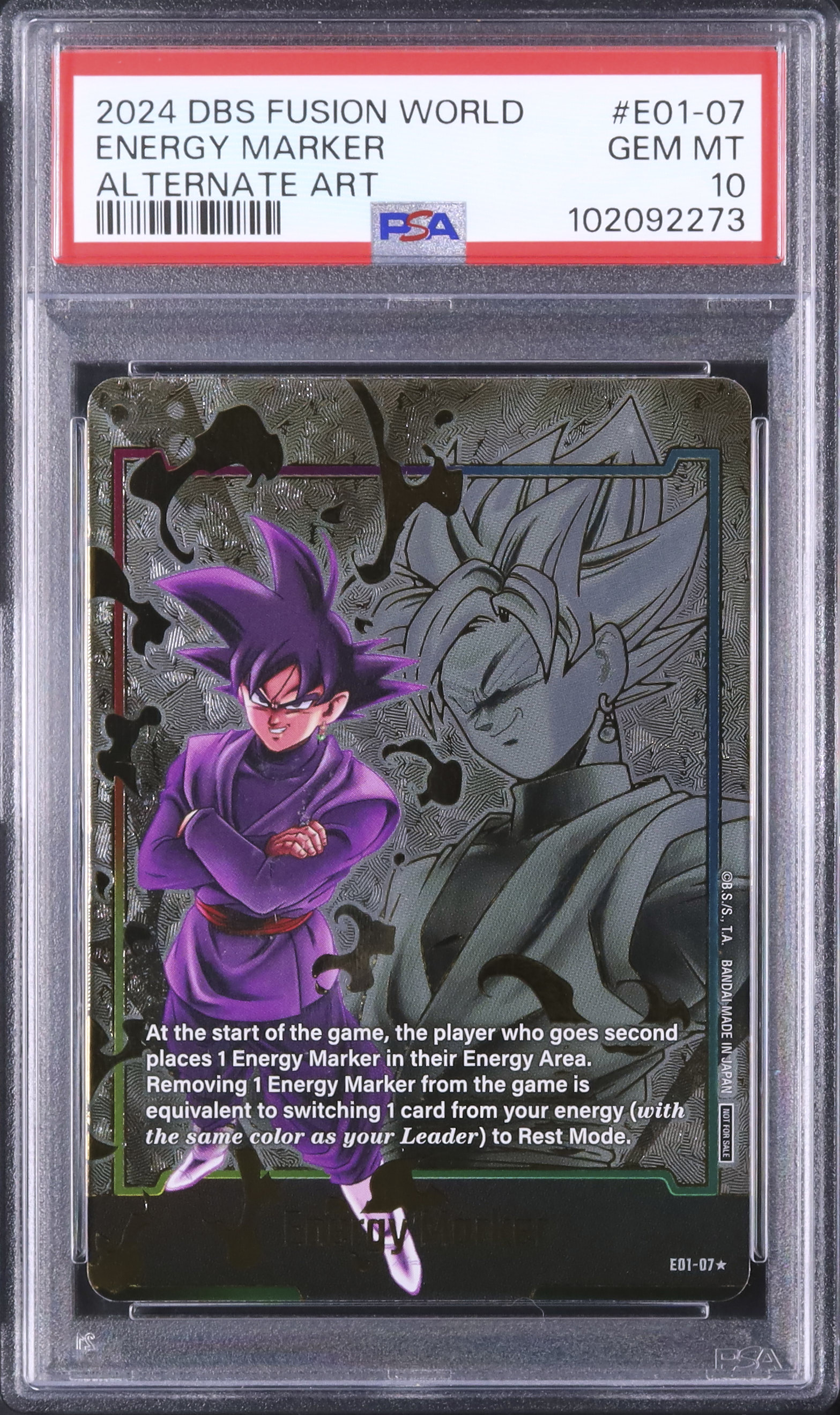 2024 エナジーマーカー(ゴクウブラック) PSA 10 絵違い - カルドバ