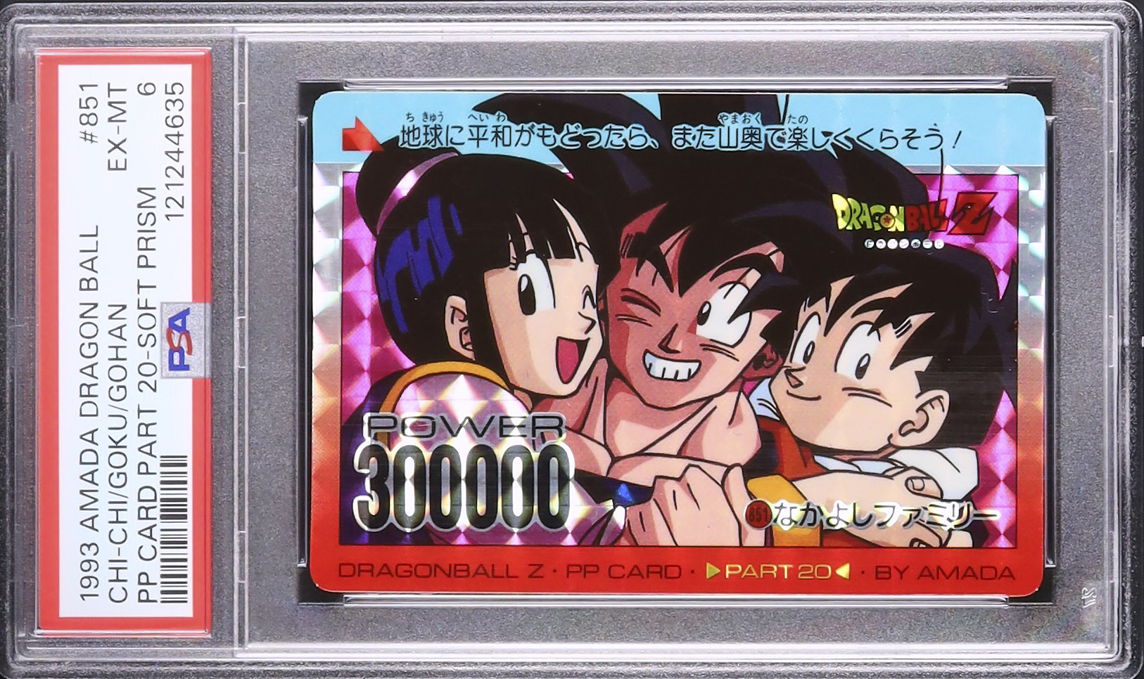 1993 チチ&孫悟空&孫悟飯 PSA 6 プリズム - カルドバ