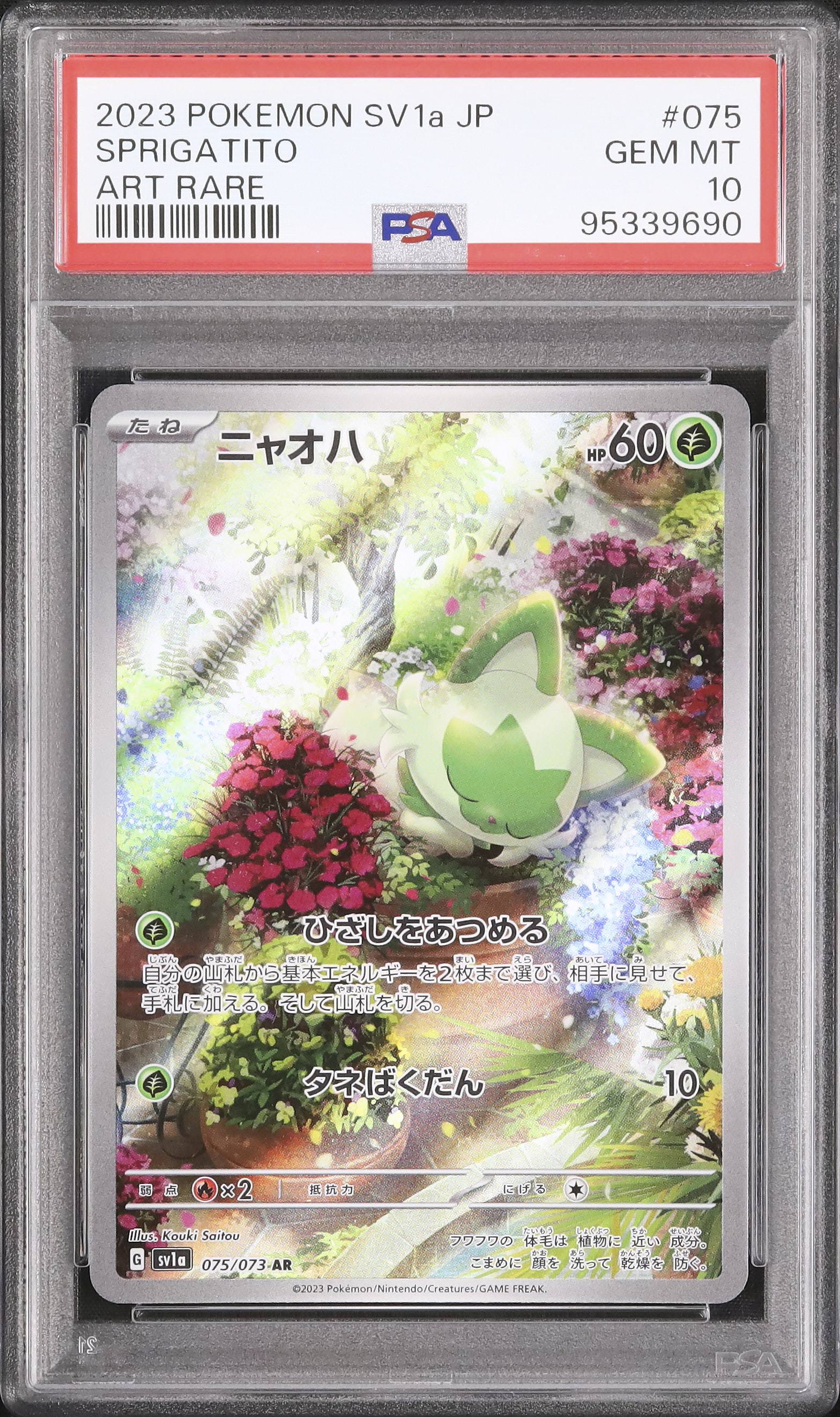 2023 Sprigatito PSA 10 - Cardova Japan
