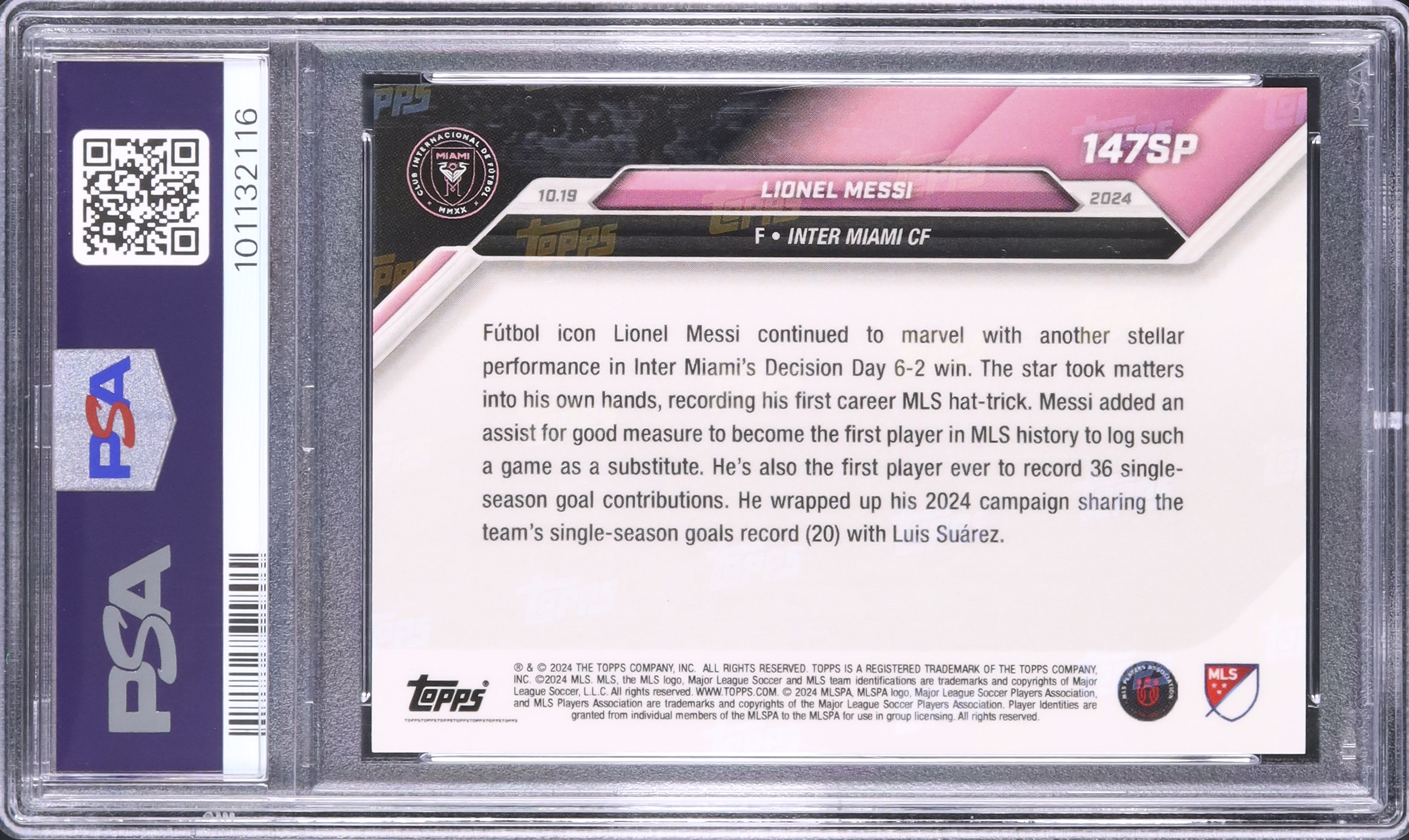 2024 リオネル・メッシ PSA 9 - カルドバ