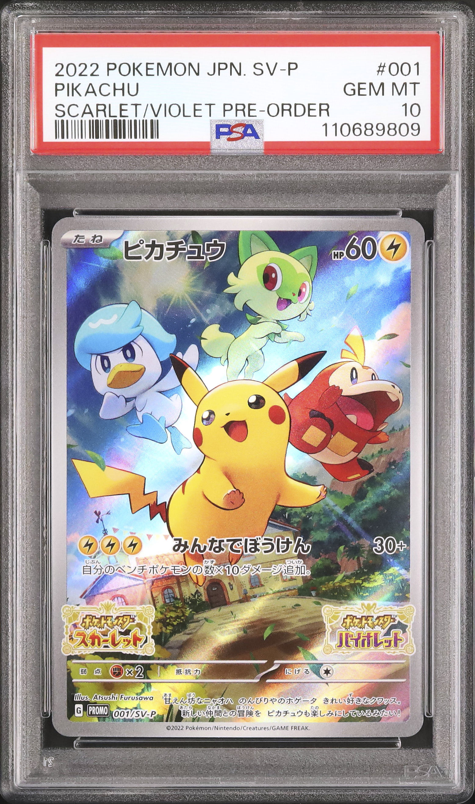 2022 ポケモンカード ピカチュウ PSA 10 2022 ピカチュウ PSA 10 フルアート - カルドバ