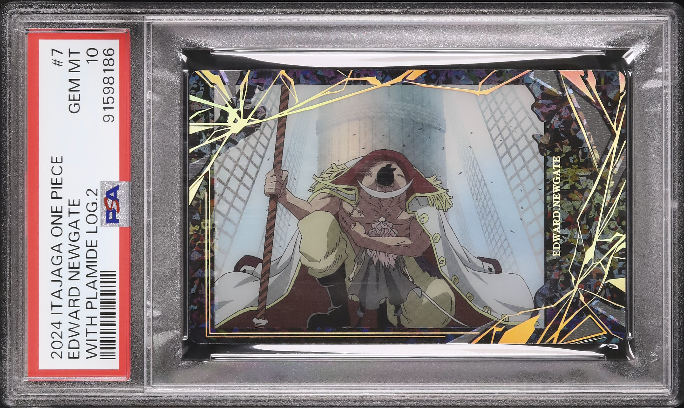 【PSA10】 2024 ワンピース OP10 JP エドワード・ニューゲート PSA10鑑定済】エドワード・ニューゲート【SPパラレル】《赤