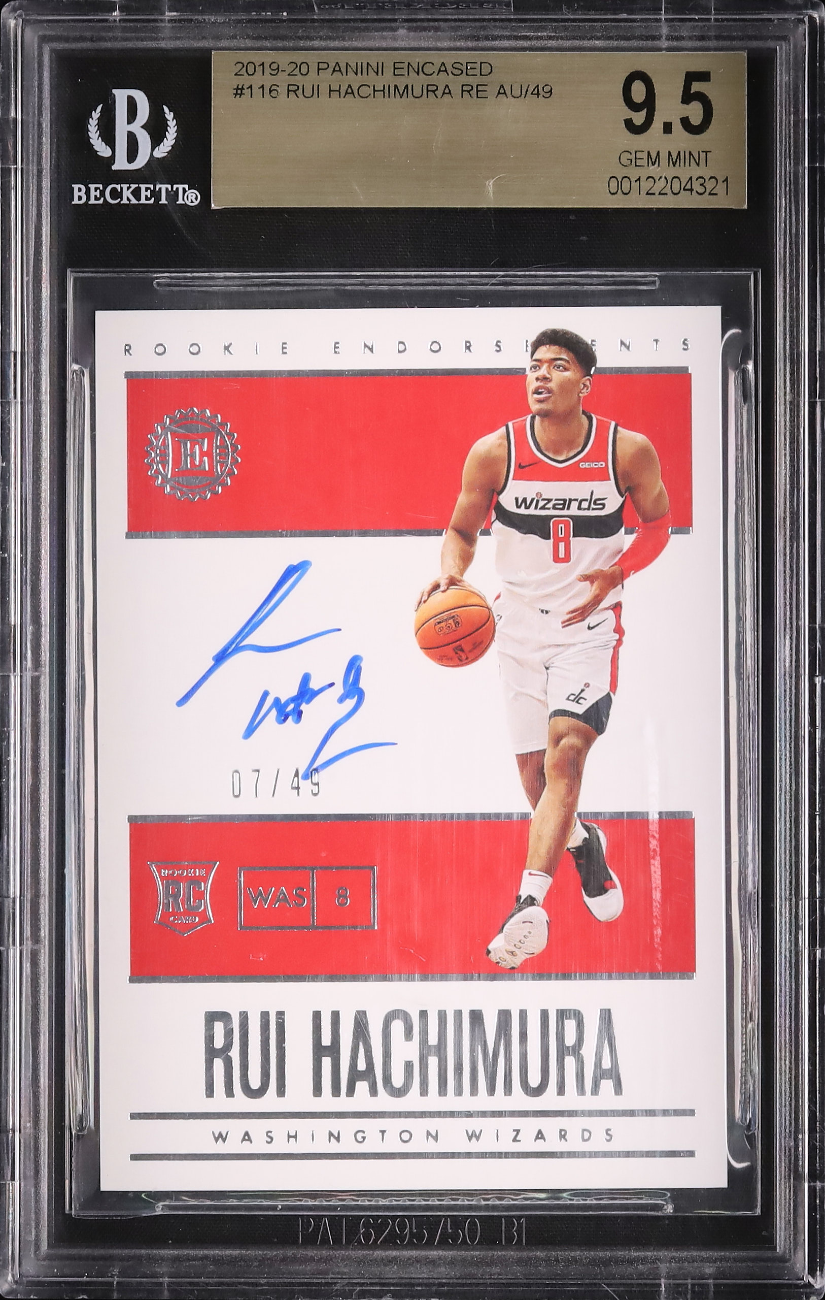 2019 八村塁 BGS 9.5 サイン入り - カルドバ