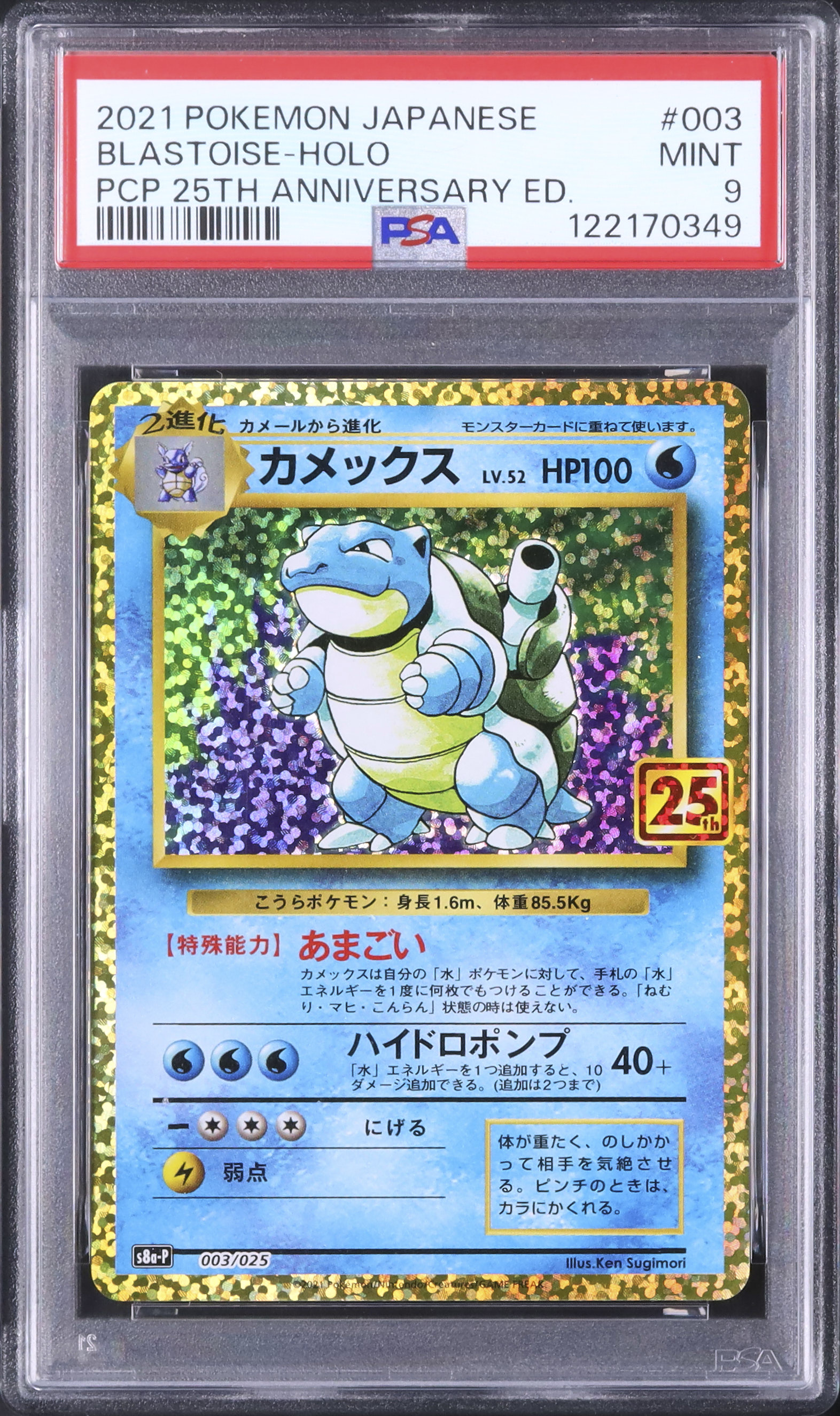 ポケモンカードダス カメックス マップカード PSA 9 2021 カメックス PSA 9 ホロ - カルドバ