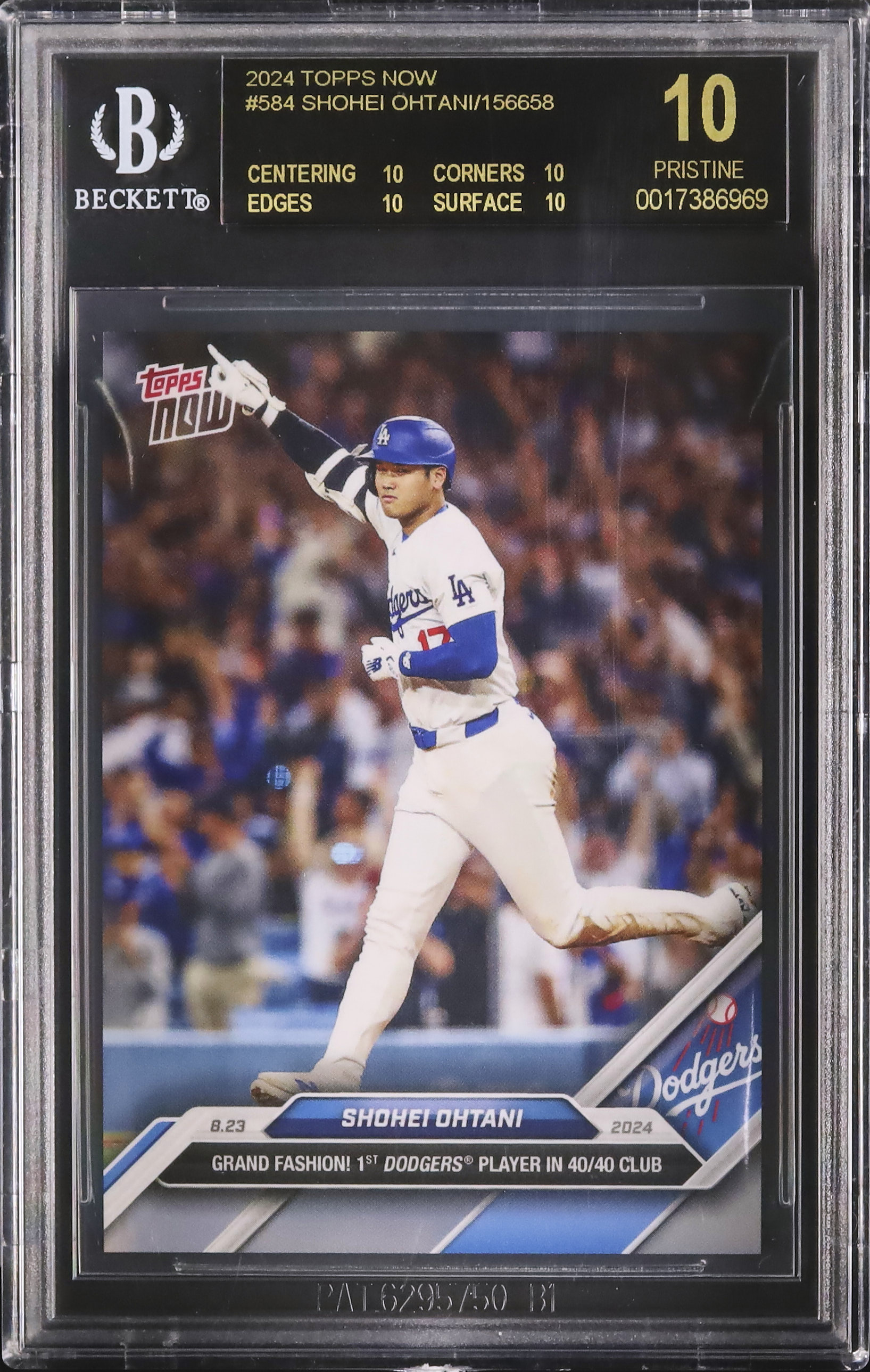 BGS 10 大谷翔平 OS23 OS-23 TOPPS NOW OFFSEASON Shohei Ohtani