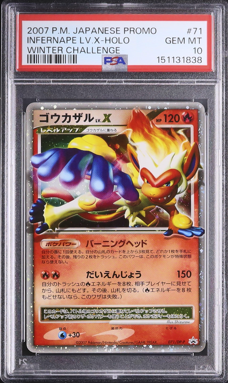 2007 ゴウカザルLV.X PSA 10 ホロ - カルドバ