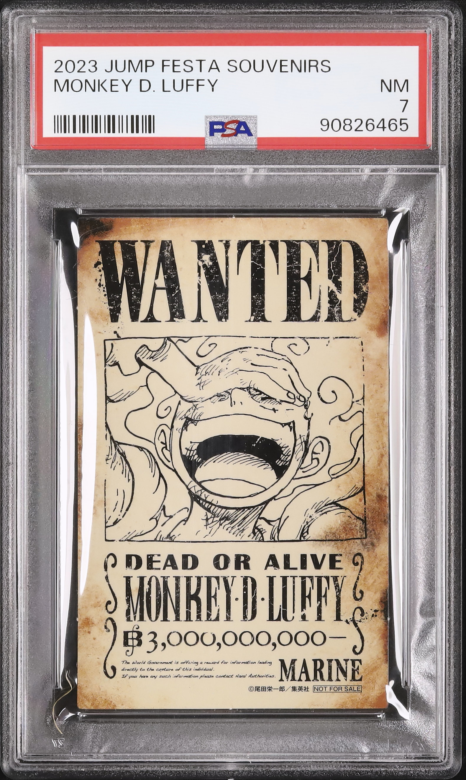 2023 Monkey D. Luffy PSA 7 - Cardova Japan