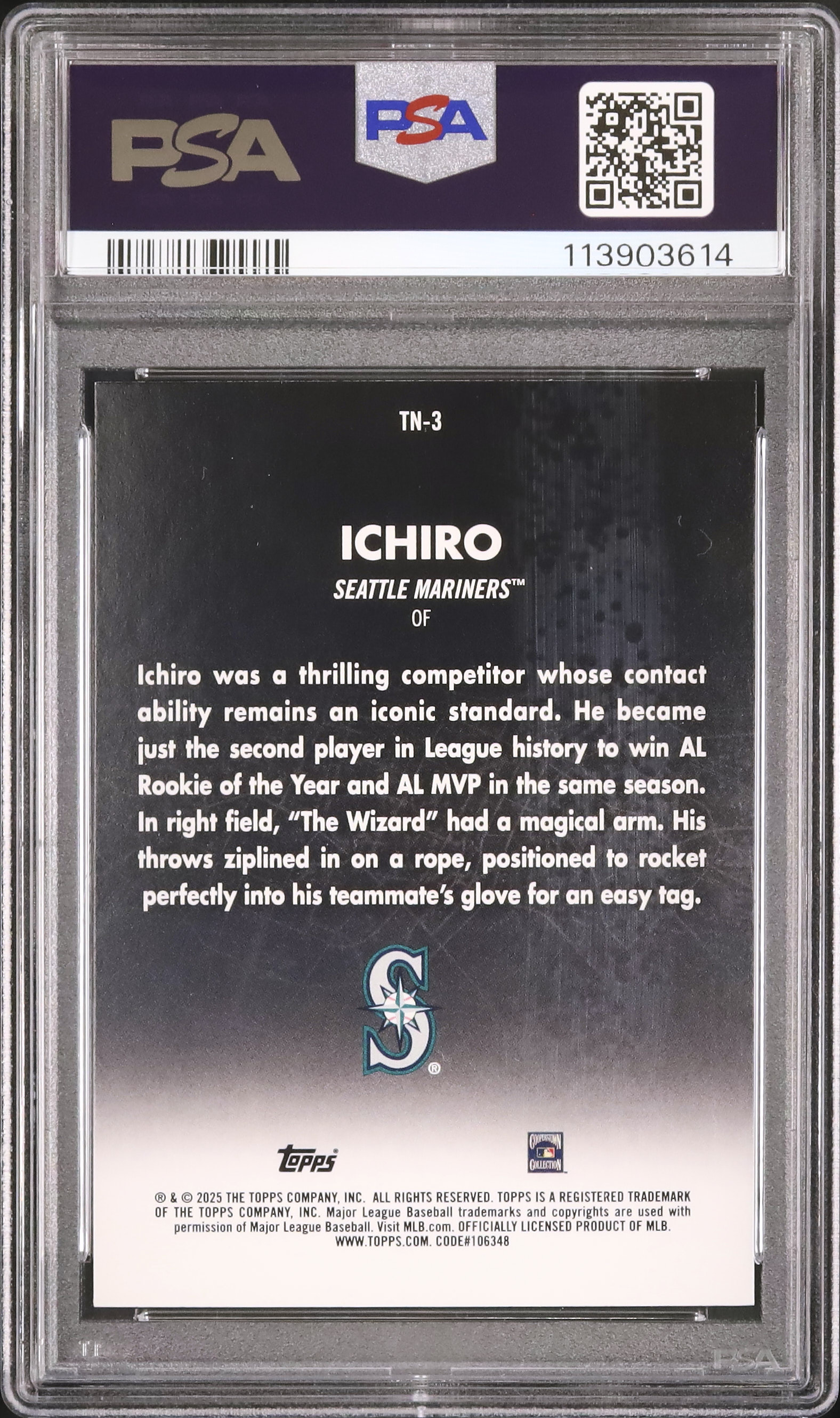 PSA9 イチロー着用ジャージ （PSA9は世界に2枚） PSA9 イチロー着用ジャージ （PSA9は世界に2枚） NEW ERA