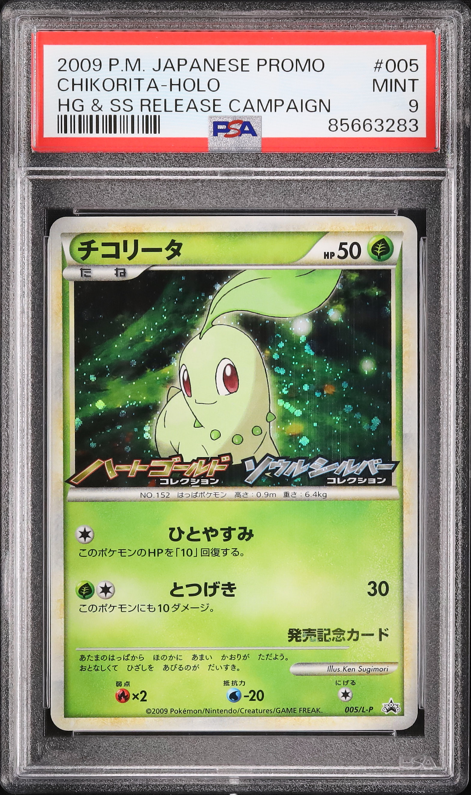 psa チコリータ 2009年 日本版プロモ ホロカード 2009 チコリータ PSA 9 ホロ - カルドバ