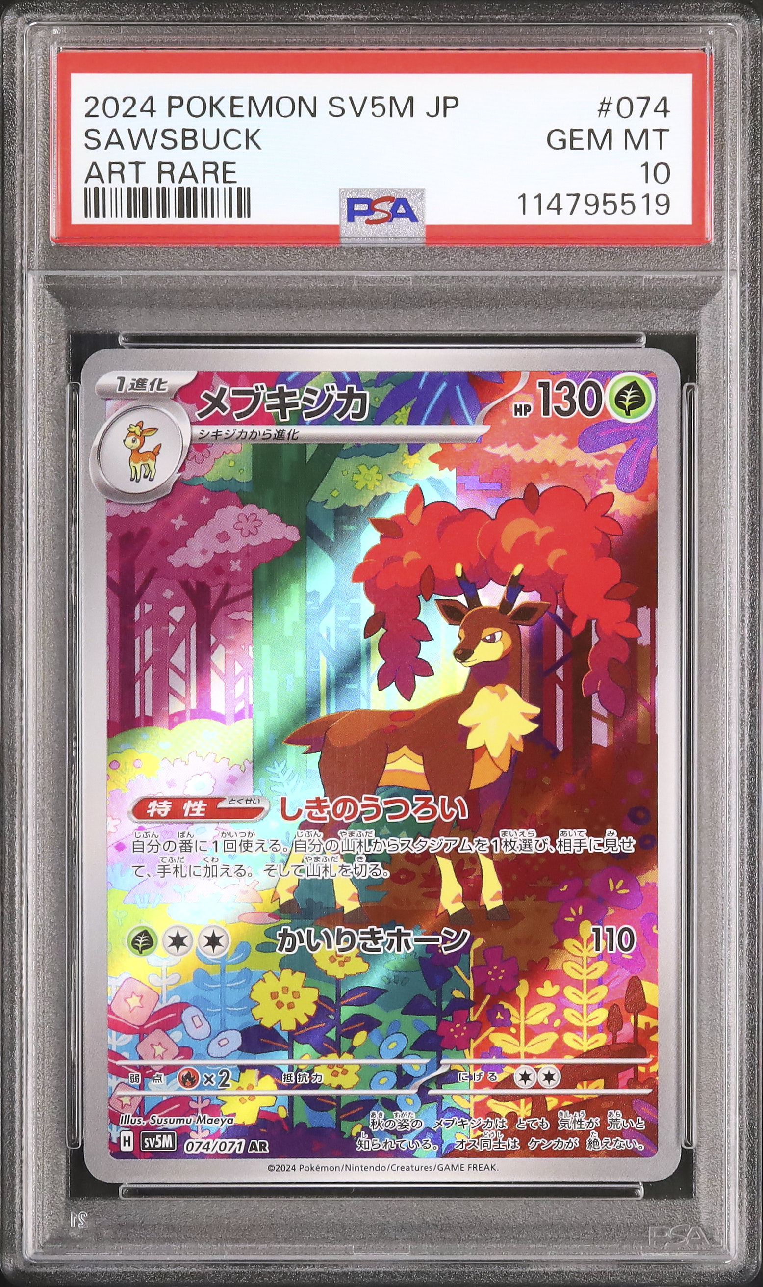 2024 メブキジカ PSA 10 - カルドバ