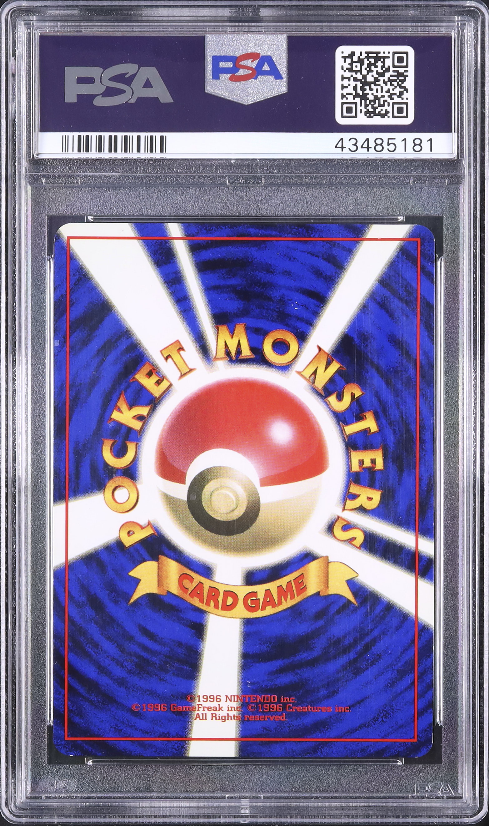 1996 Charizard PSA 10 Holo - Cardova Japan