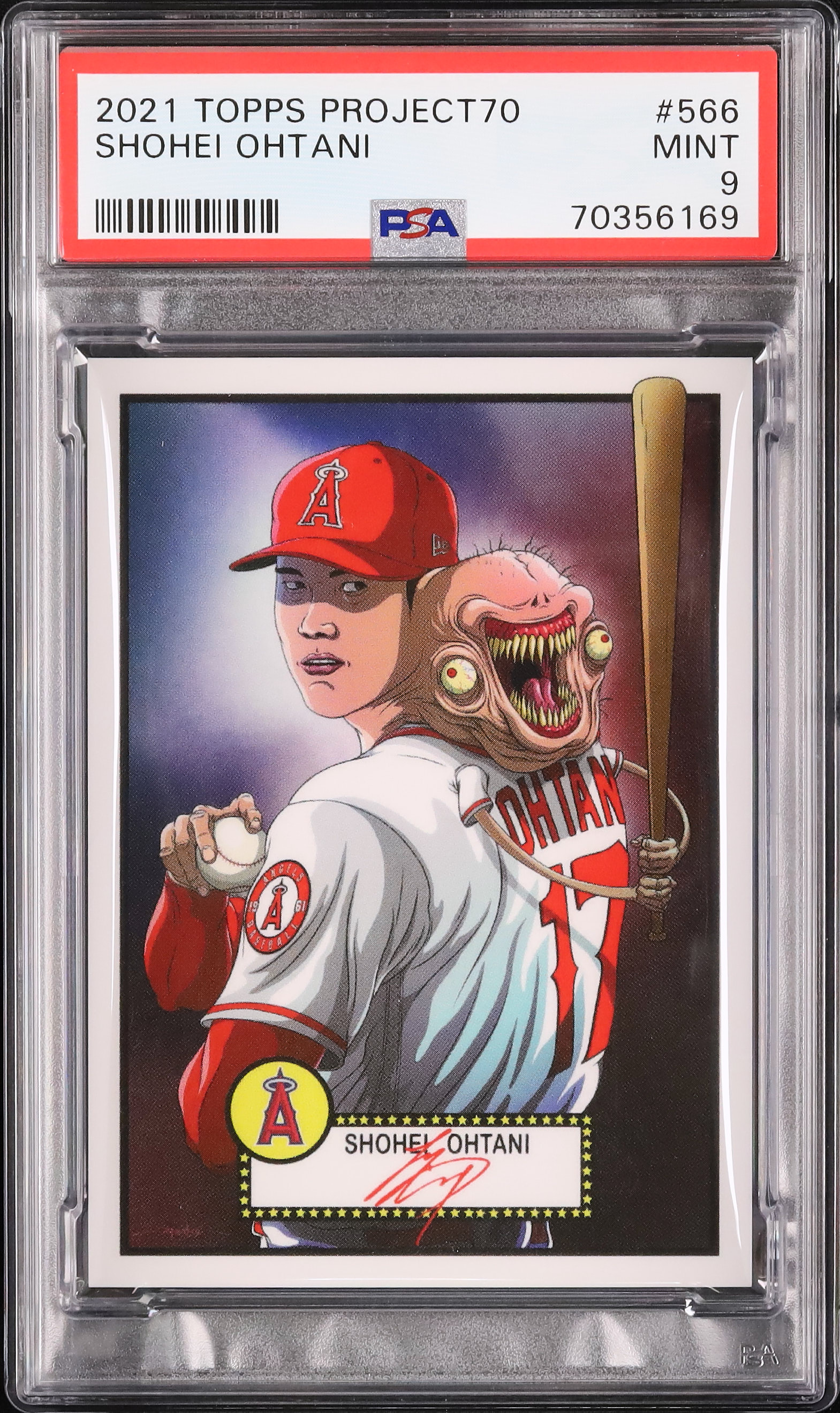 大谷翔平 2021 Topps PSA9
