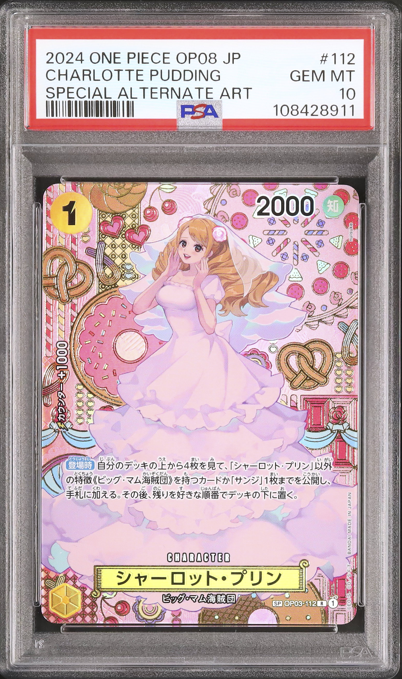 2024 Charlotte Pudding PSA 10 Special Art