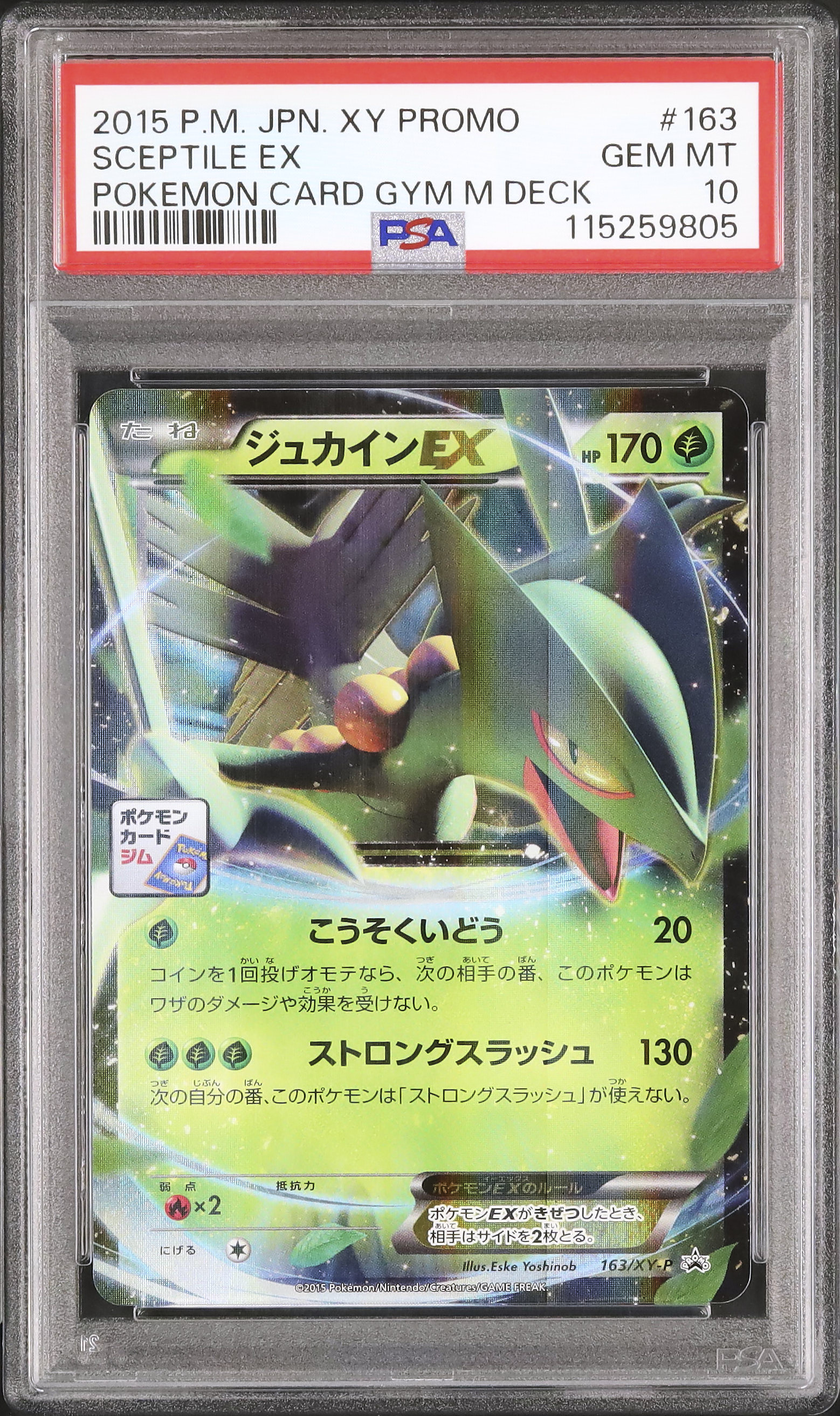 PSA10 MジュカインEX ザ・ベストオブXY ジャギドセイバー PSA10 M