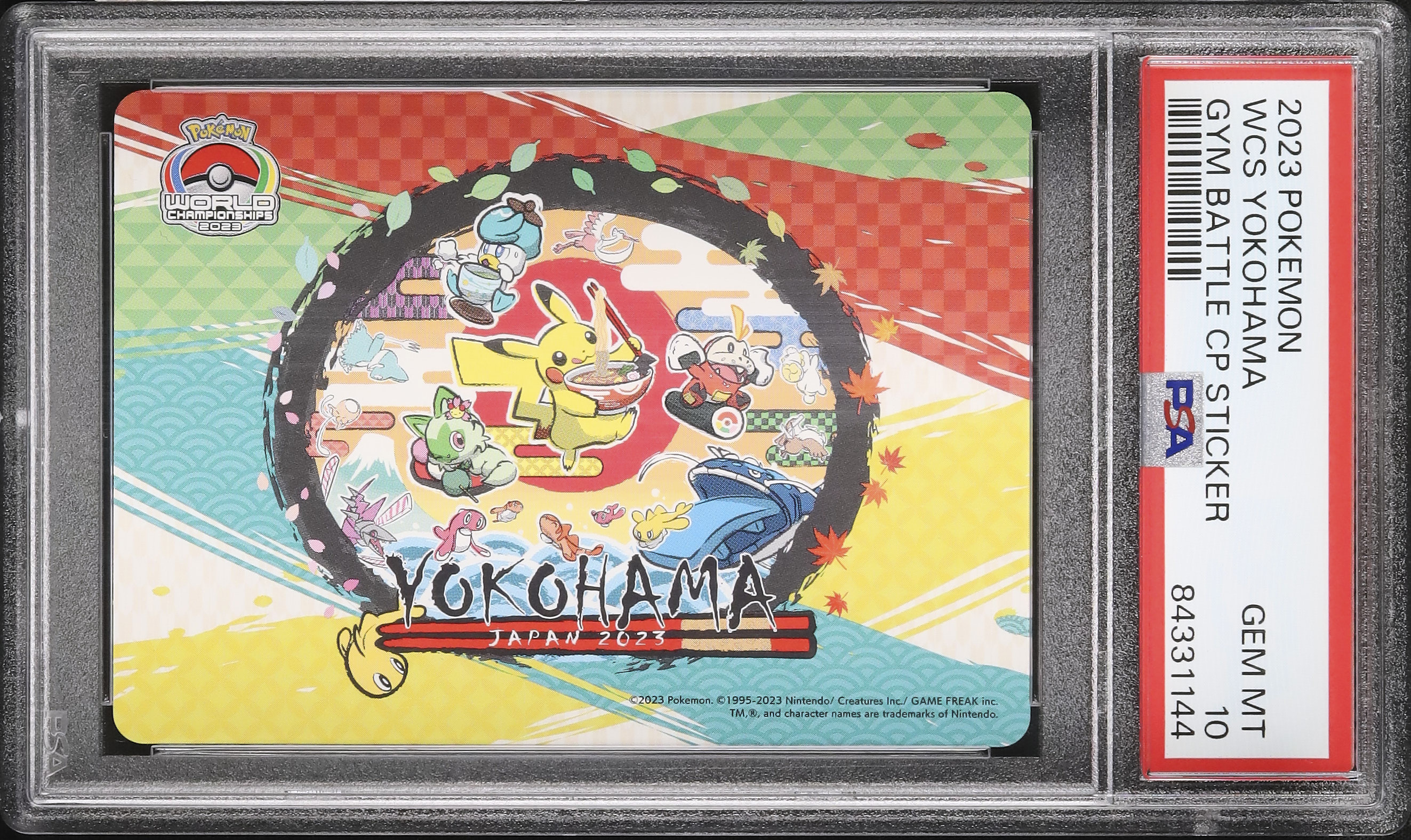 2023 WCS横浜ステッカー PSA 10 - カルドバ