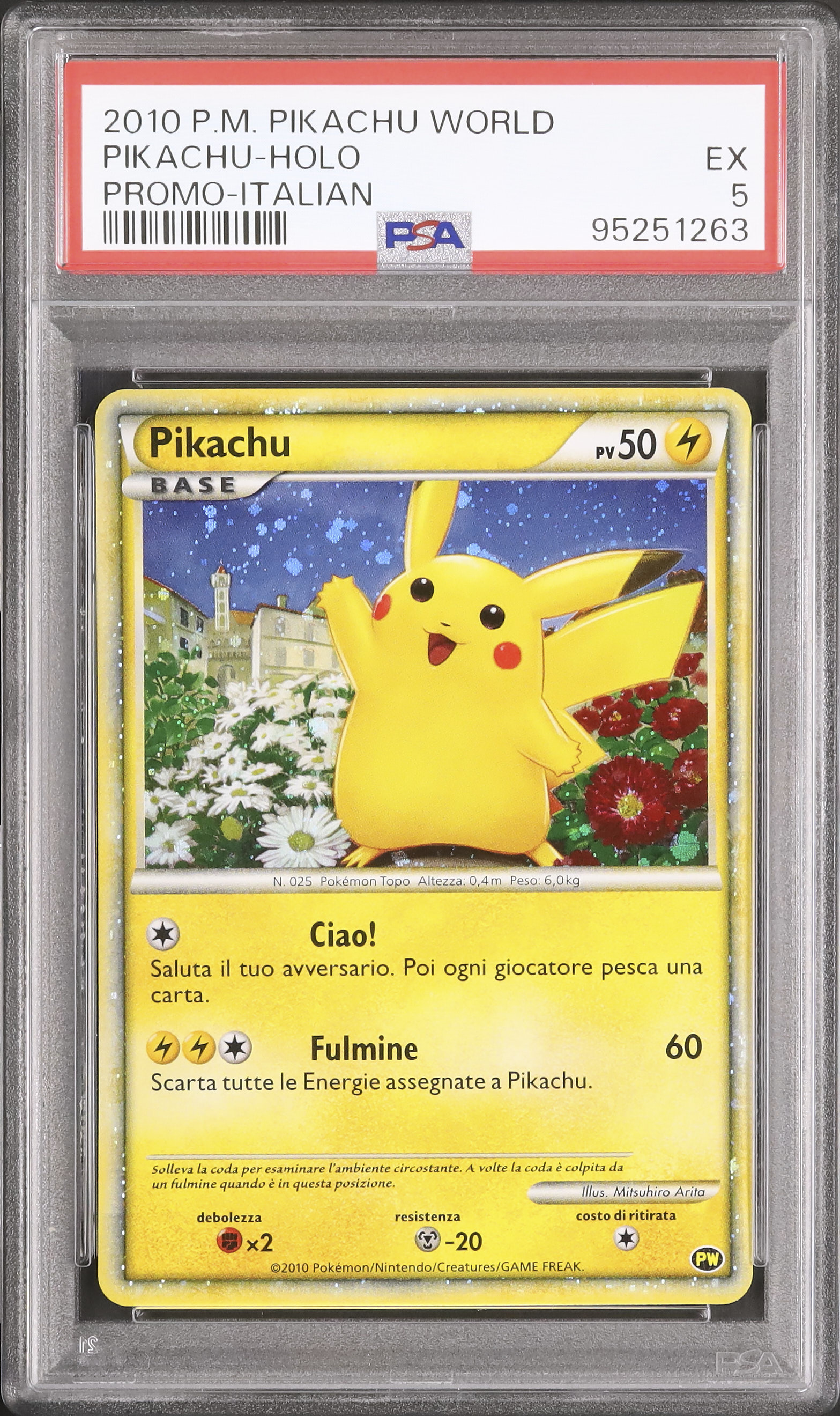 2010 ピカチュウ PSA 5 ホロ - カルドバ