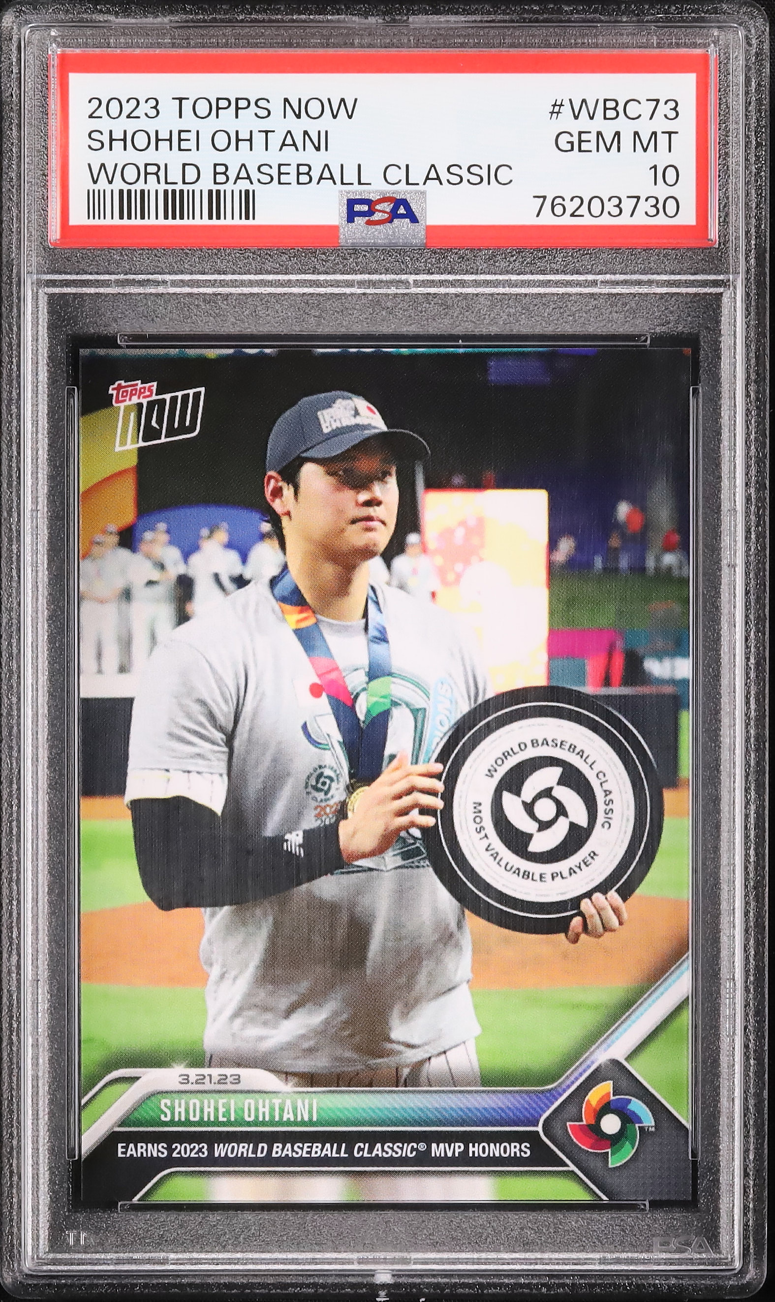 2023 topps now 大谷　翔平　25シリ　PSA10 2023 MVP 2023 topps now 大谷翔平25シリPSA10 2023 MVP