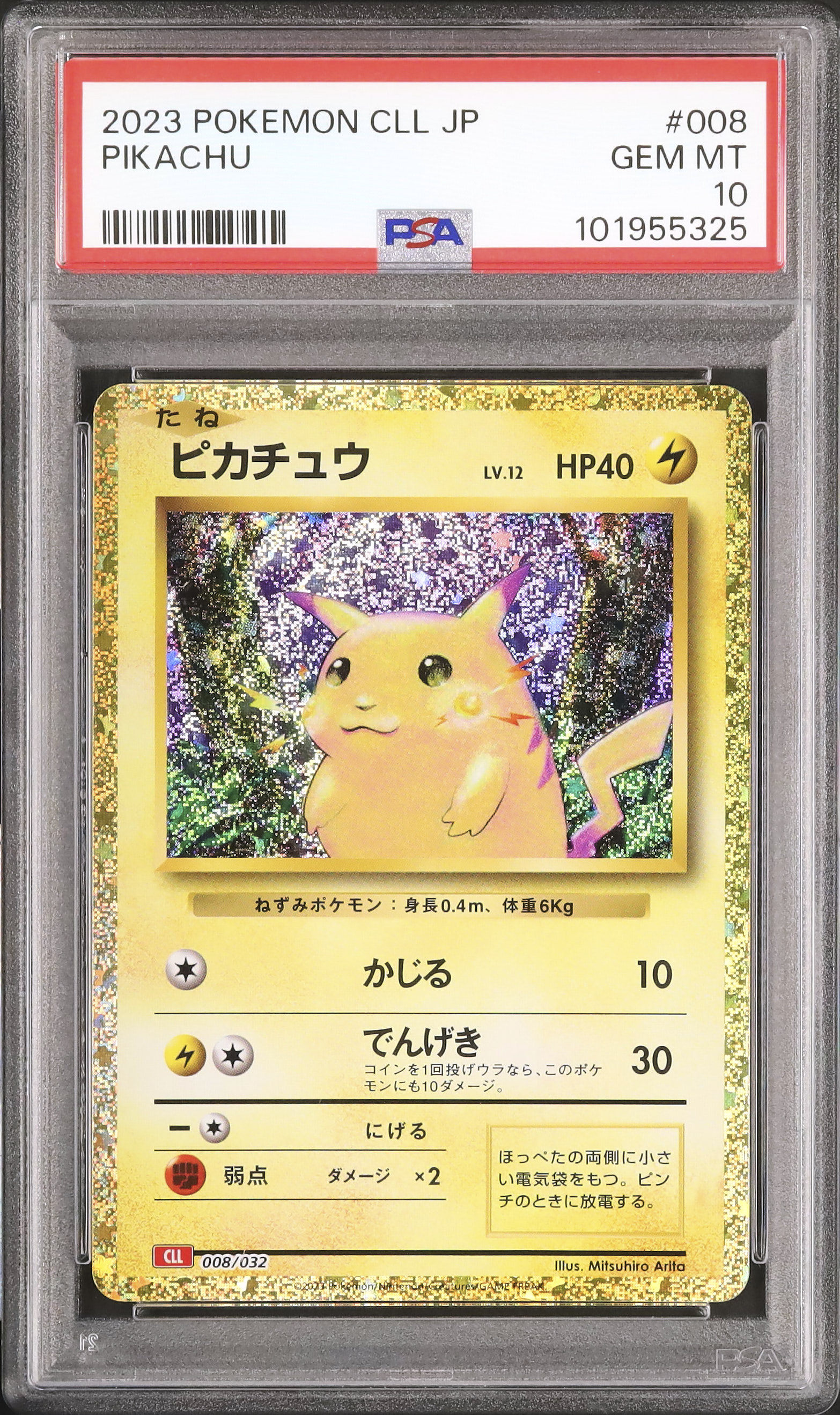 ピカチュウ CLL PSA10 2023 ピカチュウ PSA 10 - カルドバ
