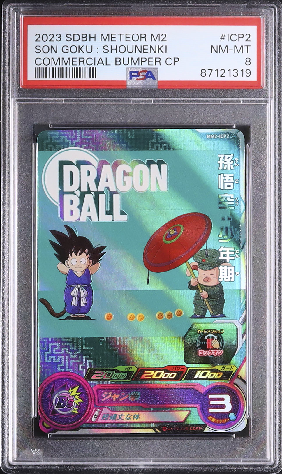 PSA8 孫悟空 2024 孫悟空: 少年期 PSA 8 - カルドバ