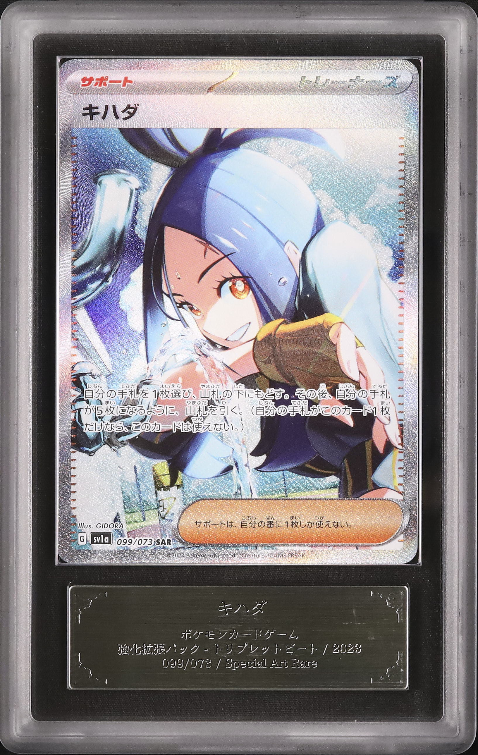 2023 ポケモンカード DENDRA SPECIAL ART RARE Dendra (キハダ) Special Art Rare (SAR) Custom Pokemon Display Case