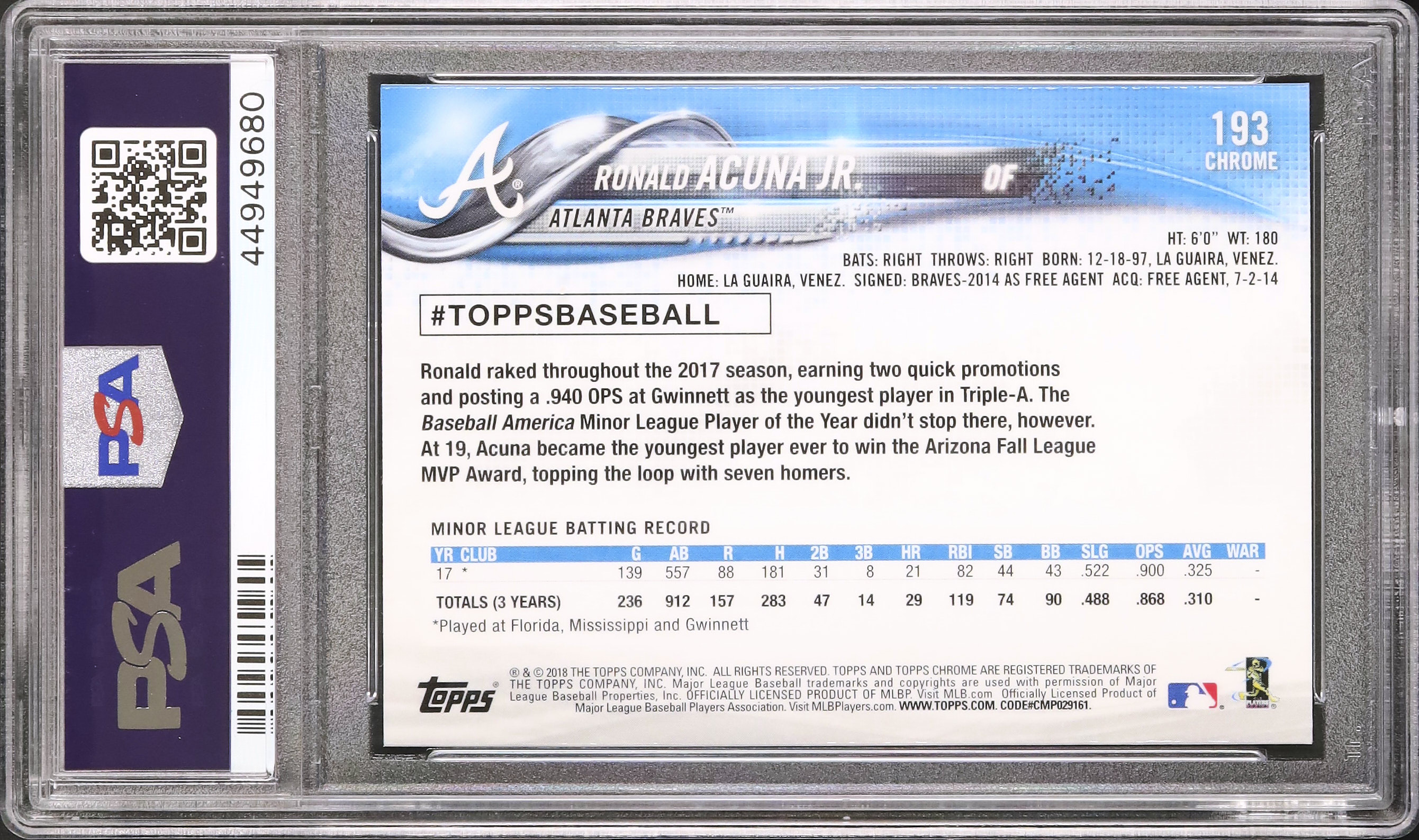 レア 2018 Topps Silver Pack RC ロナルド・アクーニャ レア 2018 Topps Silver Pack RC ロナルド・アクーニャ レア