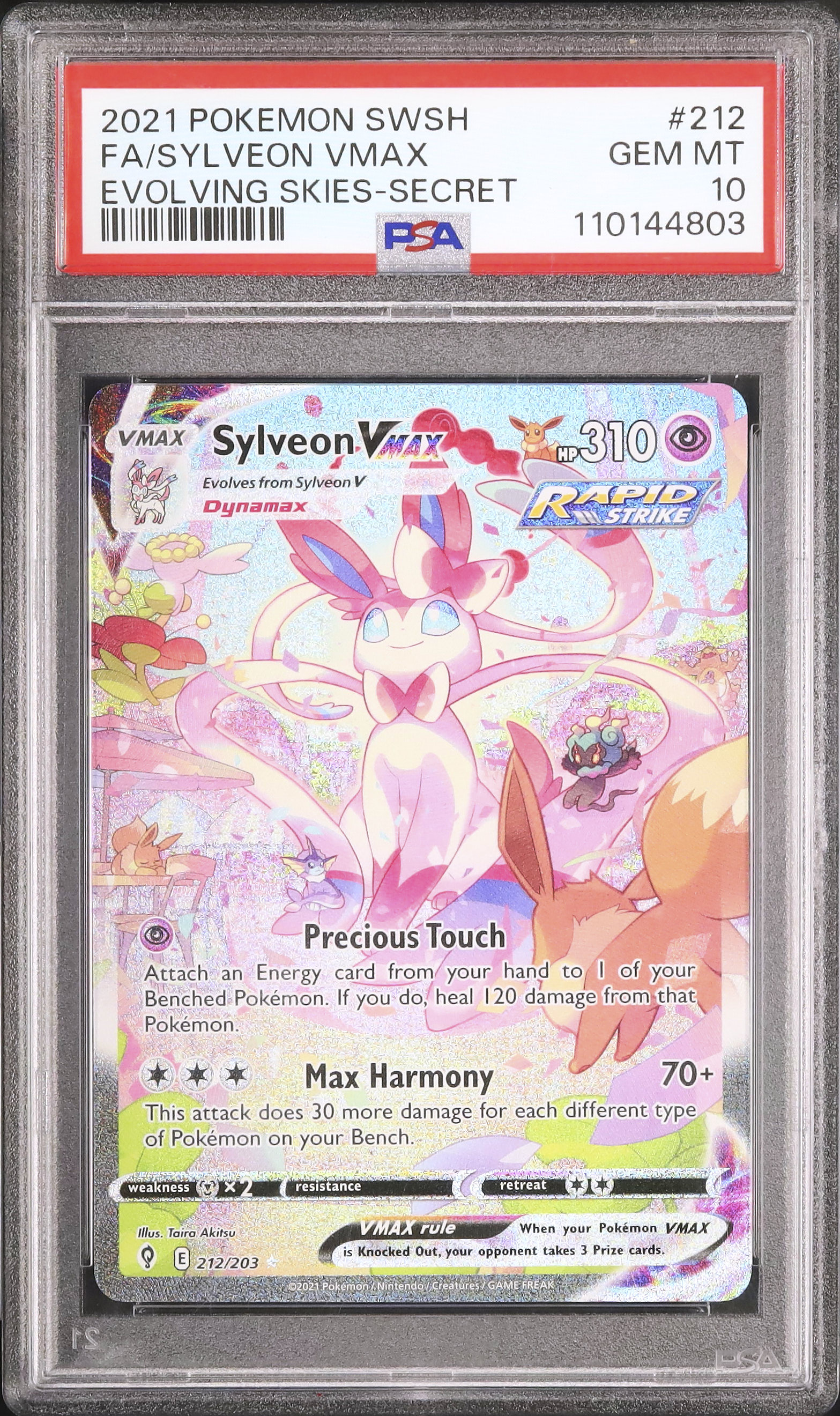 2021年 ポケモンカード Sylveon VMAX PSA 10 2021 Sylveon VMAX PSA 10 SA - Cardova Japan