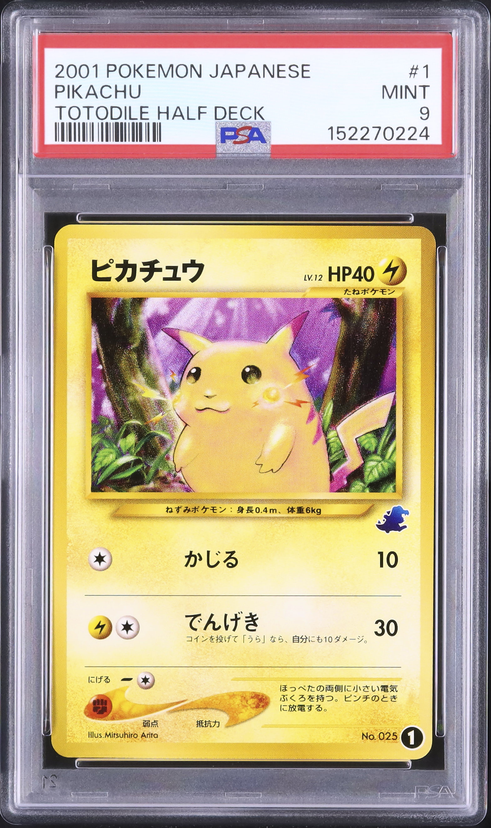 2001 ピカチュウ PSA 9 - カルドバ