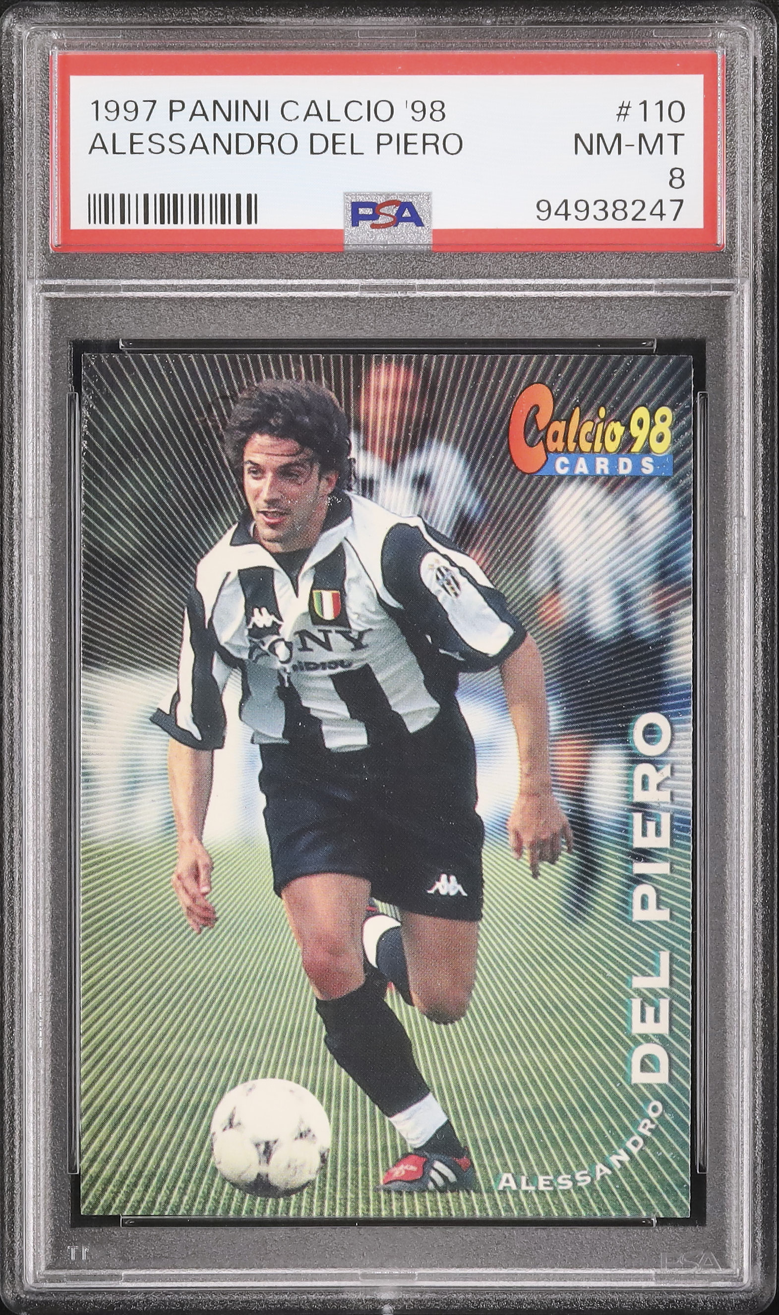 【PSA8】ファイヤー 1997年 1997 Alessandro Del Piero PSA 8 - カルドバ