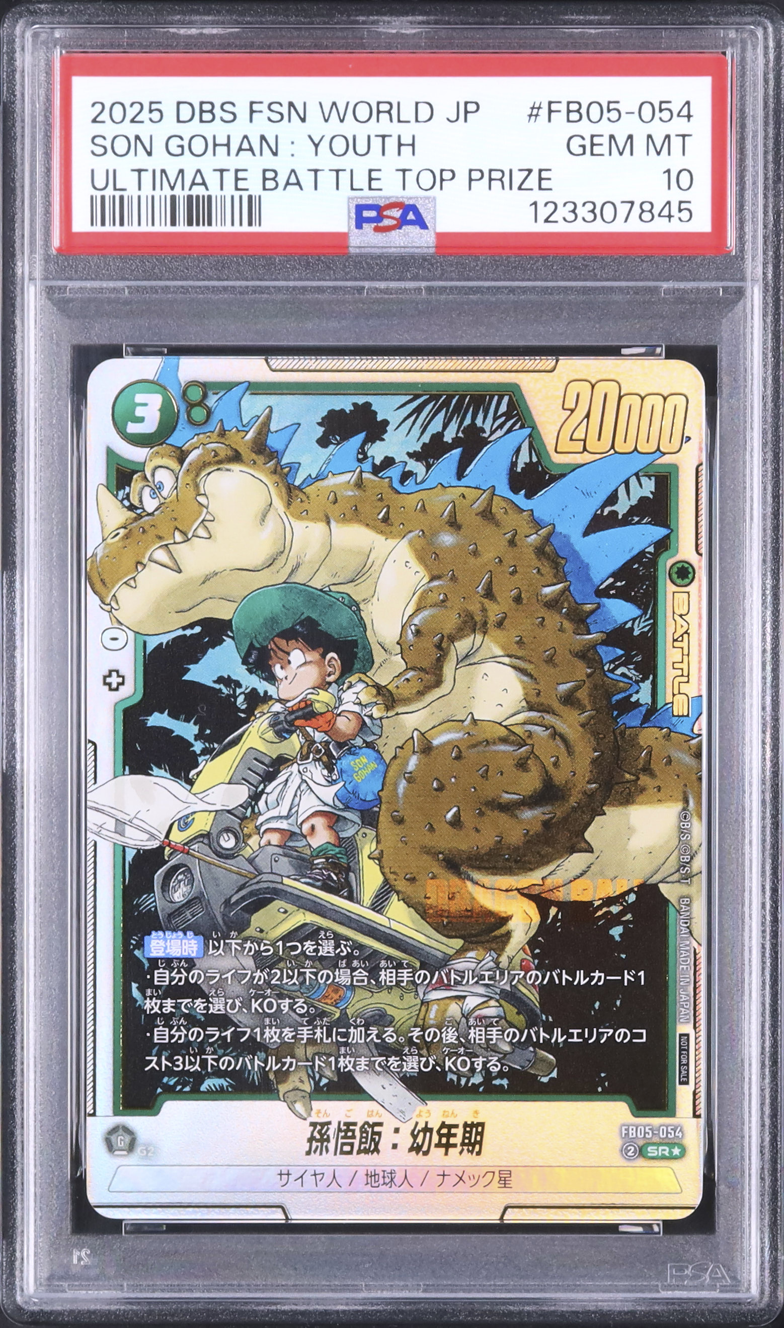 2025 孫悟飯:幼年期 PSA 10 絵違い - カルドバ