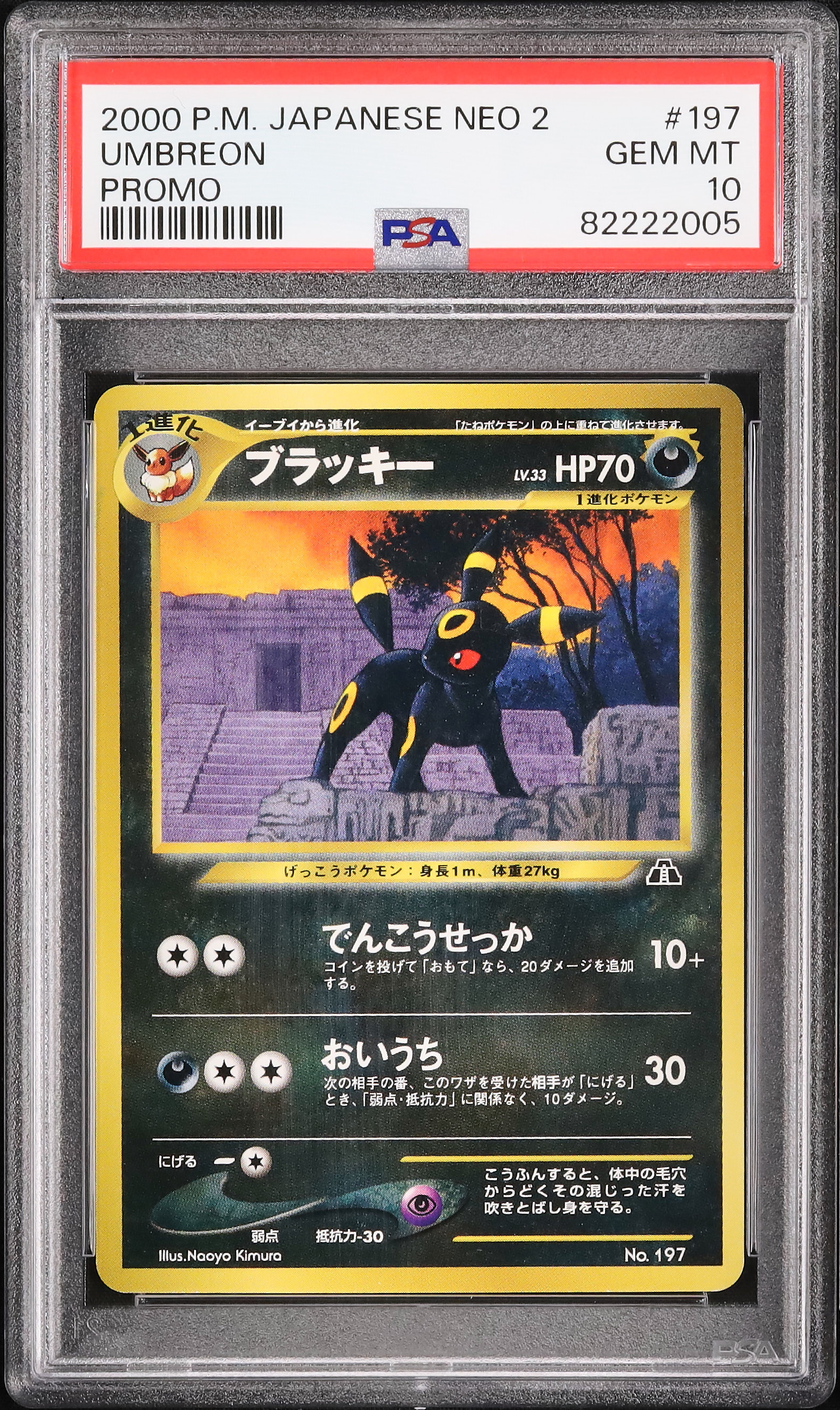 【本日22時まで！どんどん値下します】PSA10 ブラッキー 2000 #197 PSA10 ブラッキー 2000 #197
