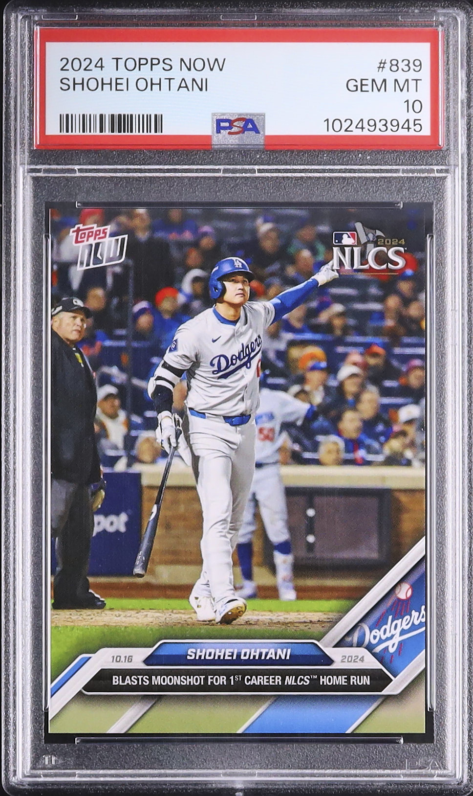大谷翔平カード10 2024 大谷翔平 PSA 10 - カルドバ