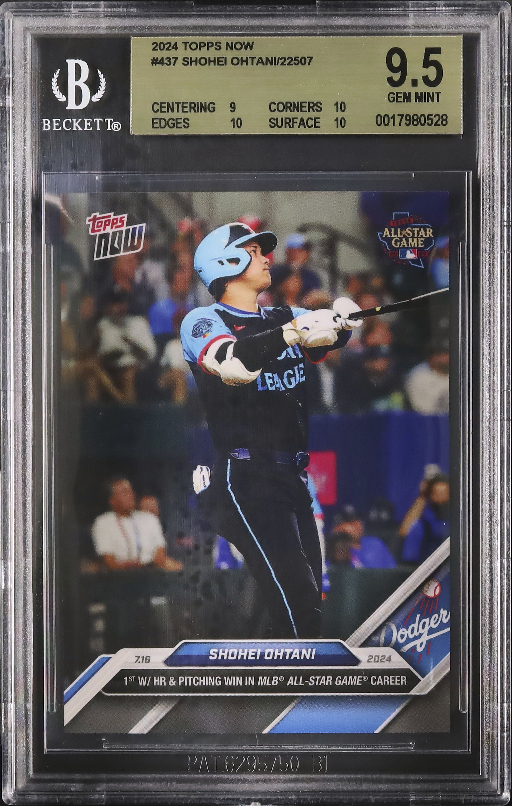 2024 大谷翔平 BGS 9.5 