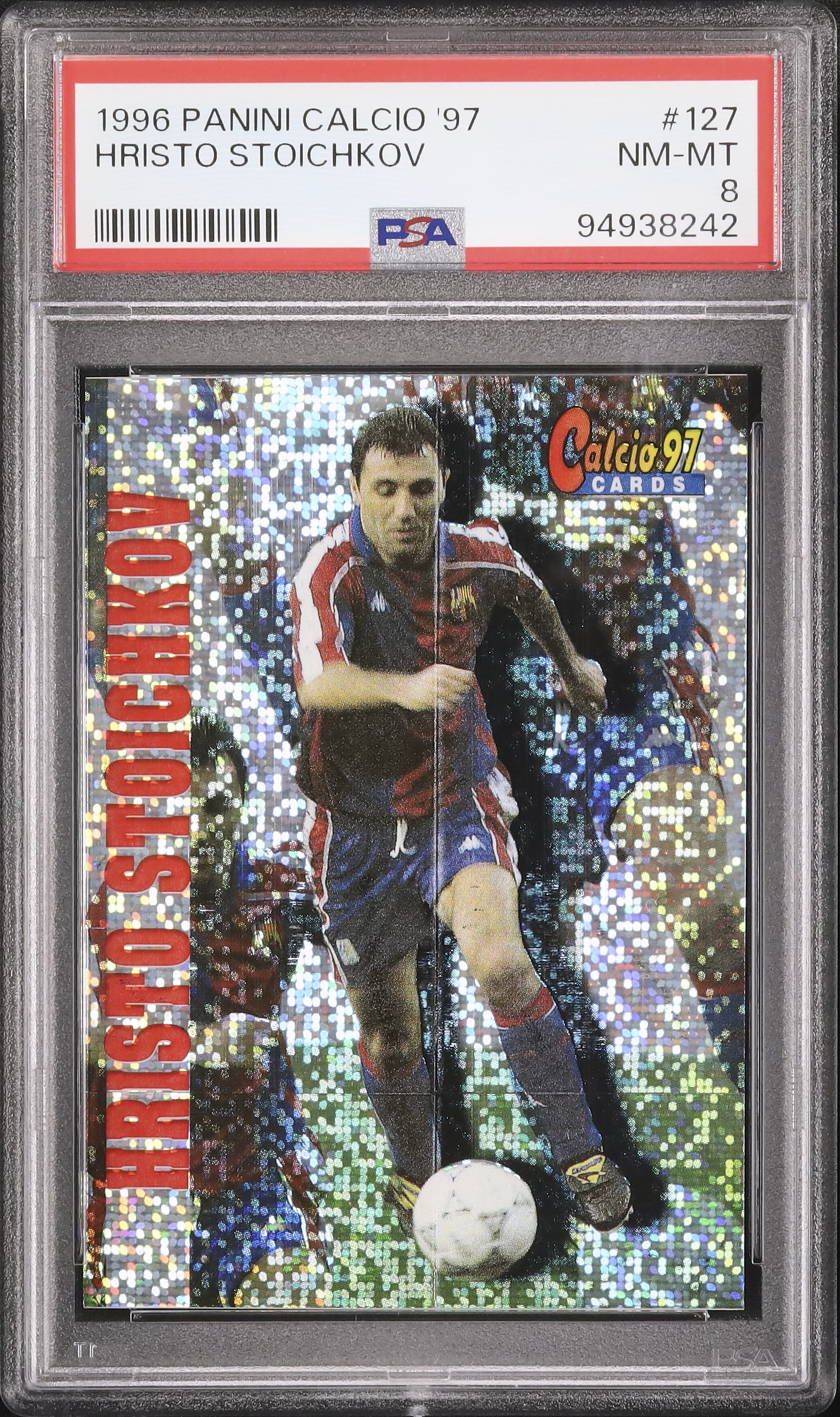 1996 Hristo Stoichkov PSA 8 - Cardova Japan