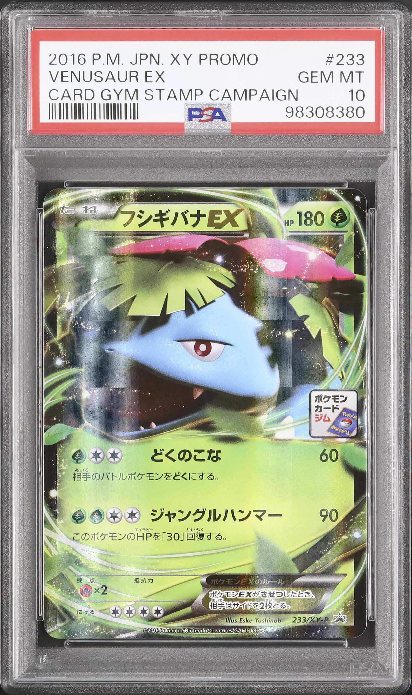 2016 Venusaur EX psa10 フシギバナEX 英語版 XY
