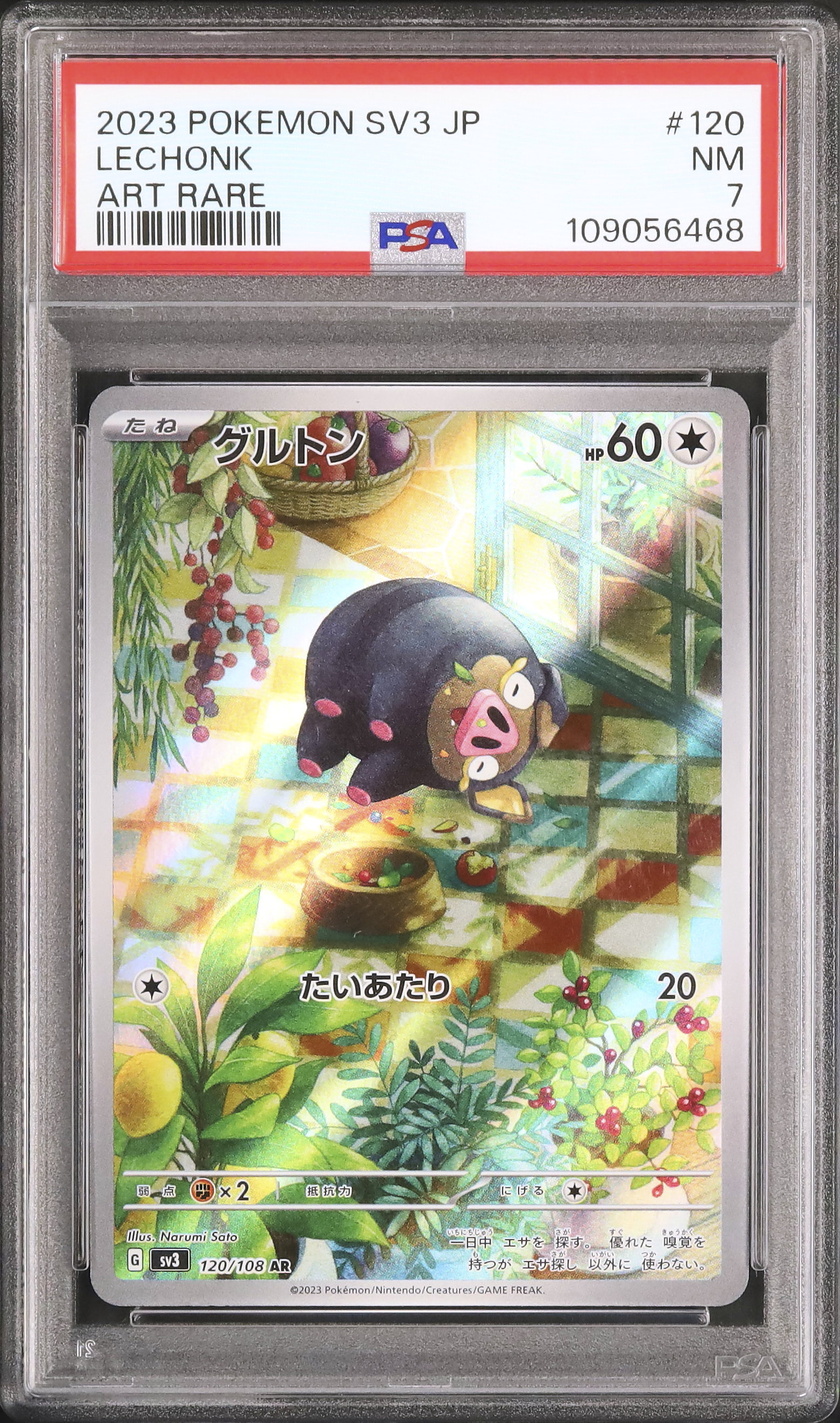 2023 Lechonk PSA 7 - Cardova Japan